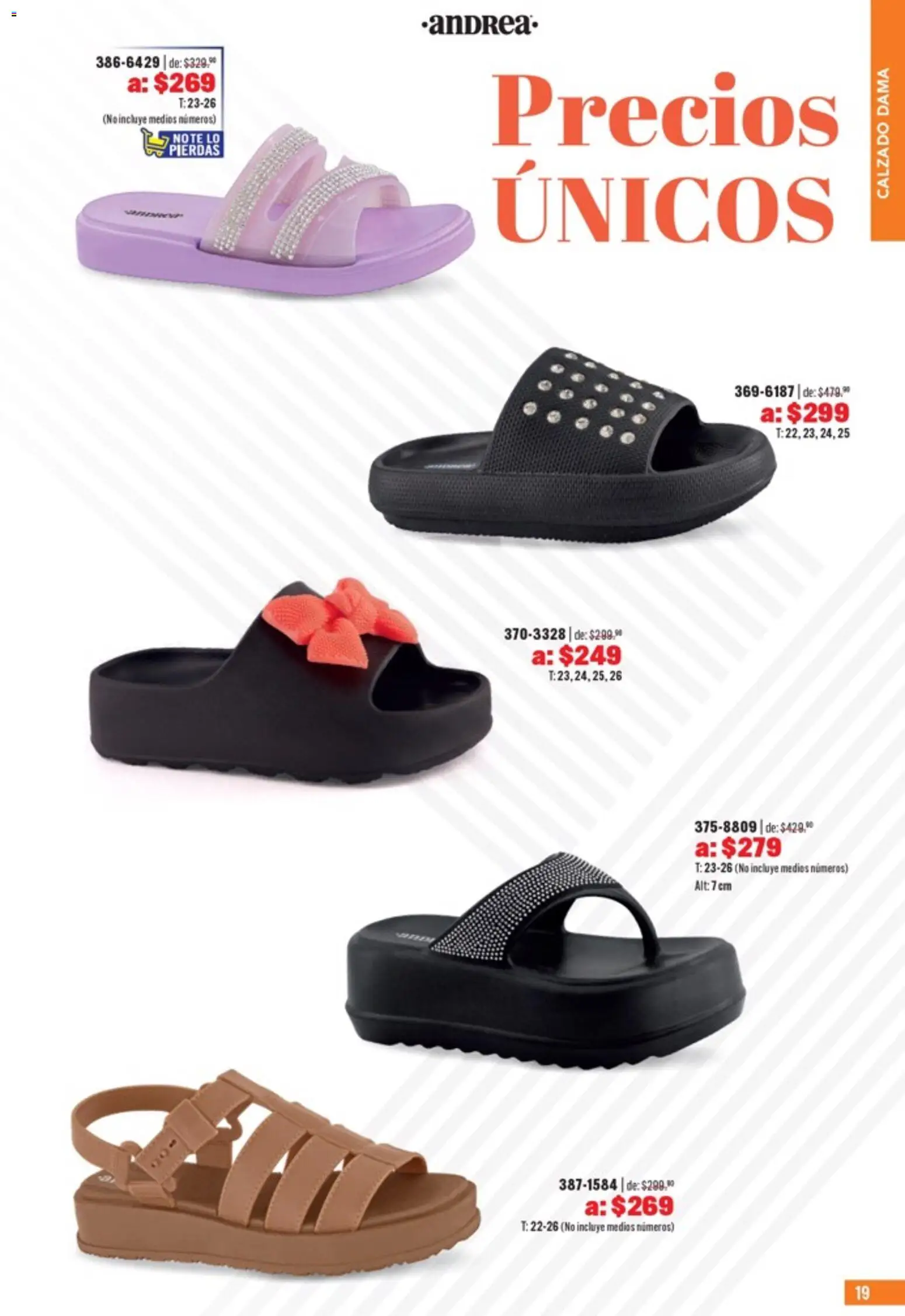 Nuevas ofertas de Andrea válidas en toda la República Mexicana desde el 05.04.2026. ¡Encuentra las mejores ofertas en Andrea catálogo Outlet! | Página: 19