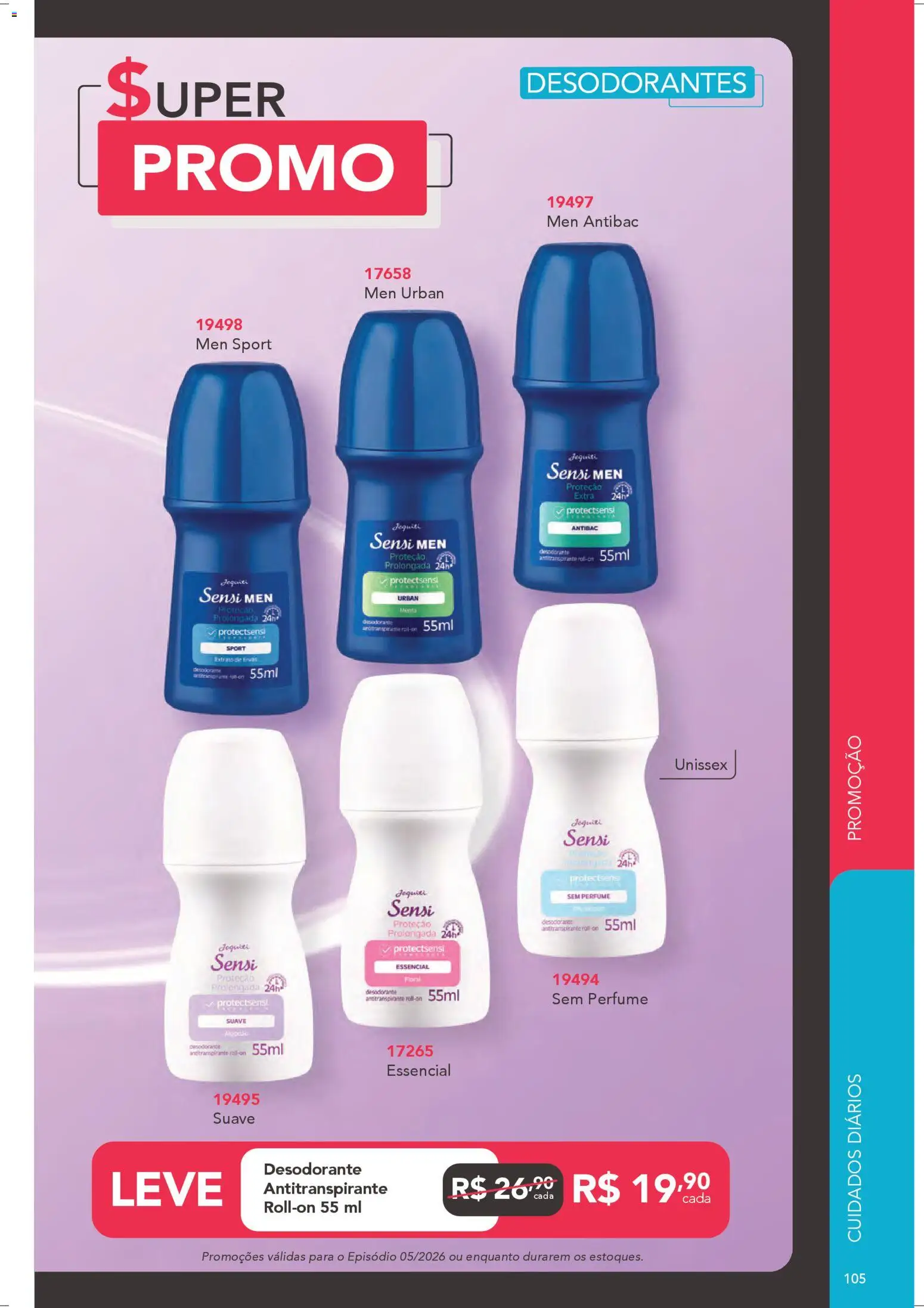 Jequiti Folheto - válido de 28.03.2026 | Página: 105 | Produtos: Perfume, Desodorante