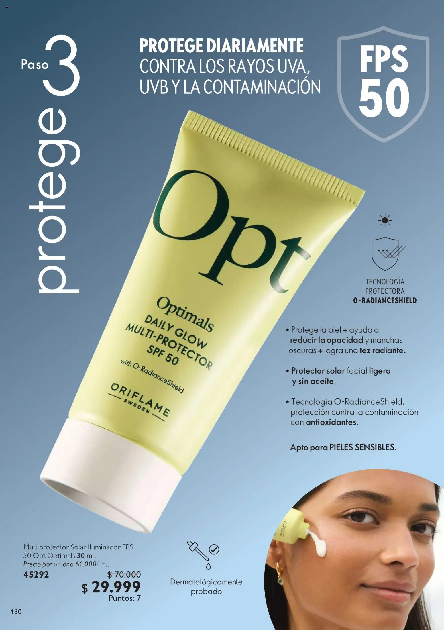 Oriflame revista - valida desde el 24.01.2026 | Página: 130 | Productos: Iluminador, Protector solar