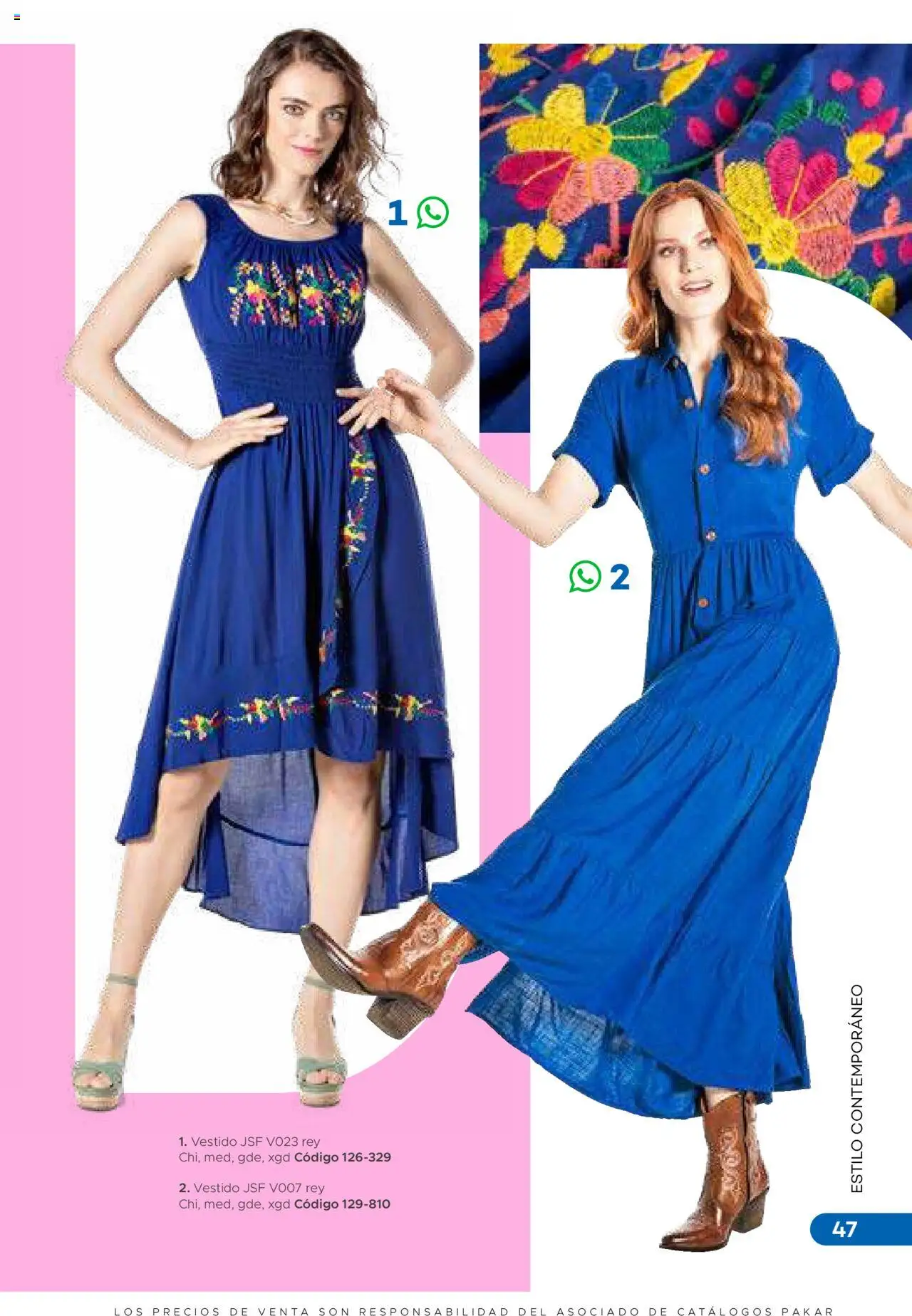 Nuevas ofertas de SC Pakar válidas en toda la República Mexicana desde el 31.01.2025. ¡Encuentra las mejores ofertas en SC Pakar catálogo Ropa! | Página: 47 | Productos: Vestido
