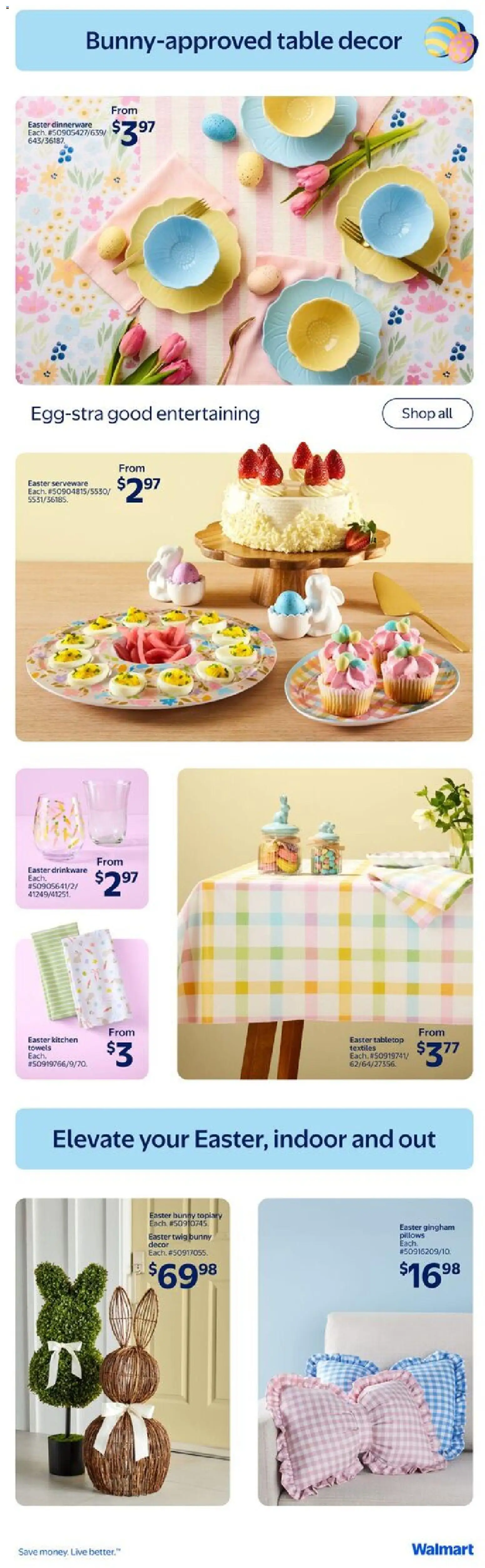 Walmart flyer valid from 12.03.2026 | Page: 14 | Products: Table