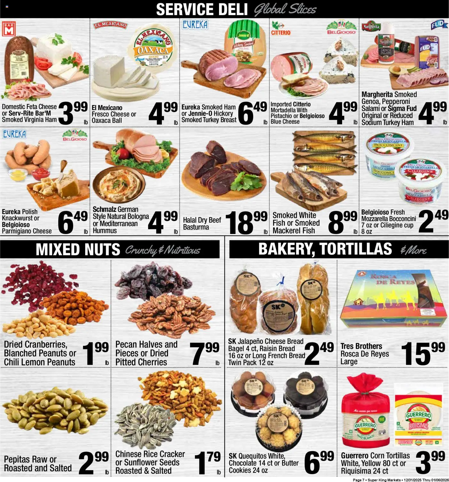 Super King - Weekly Ad - valid from 01.01.2026 | Page: 7 | Products: Corn, Cheese, Chocolate, Rice