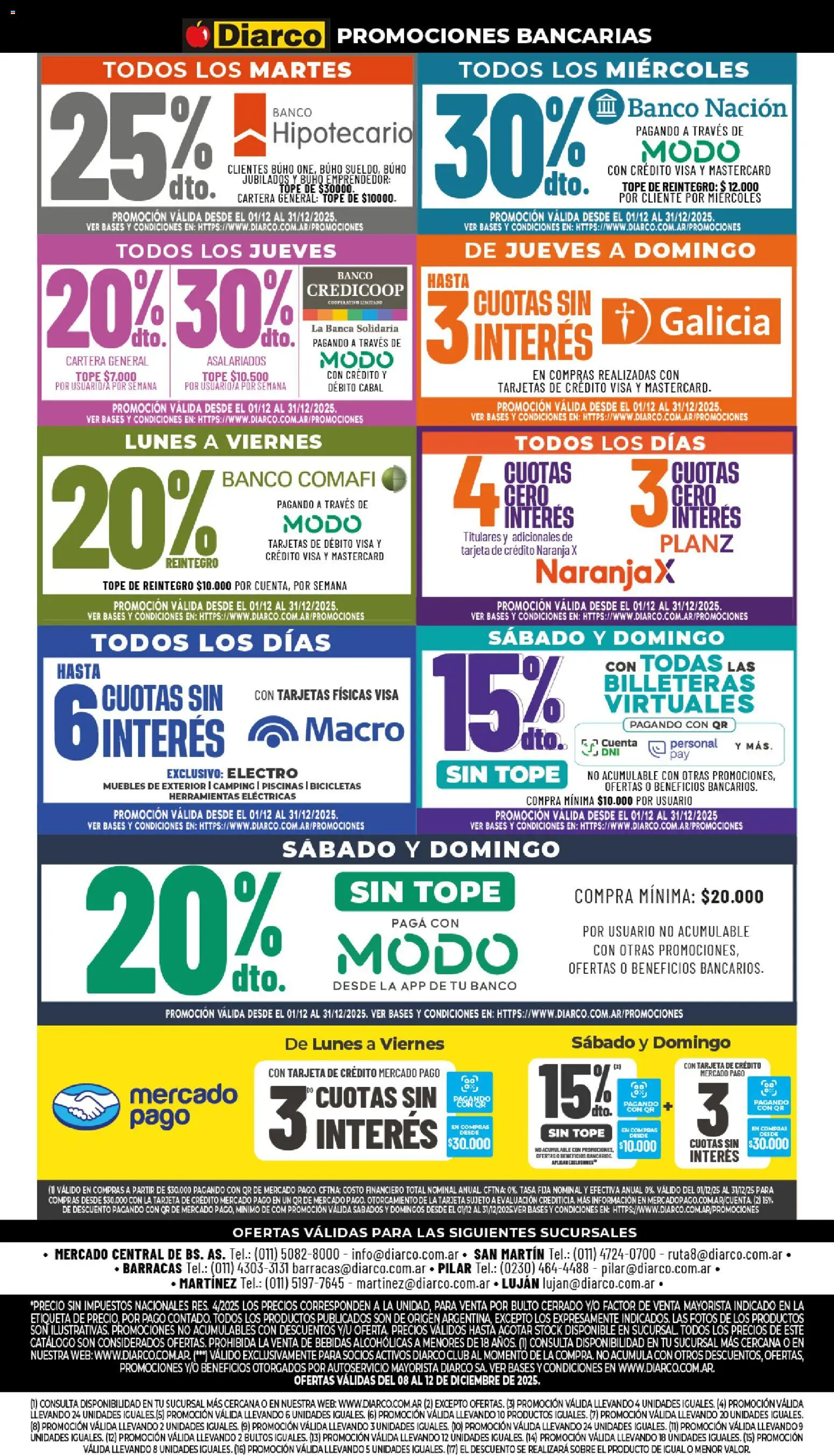 Diarco - Ofertas Gba │ válido desde el 08.12.2025 | Página: 24 | Productos: Cartera, Banco, Sobre, General