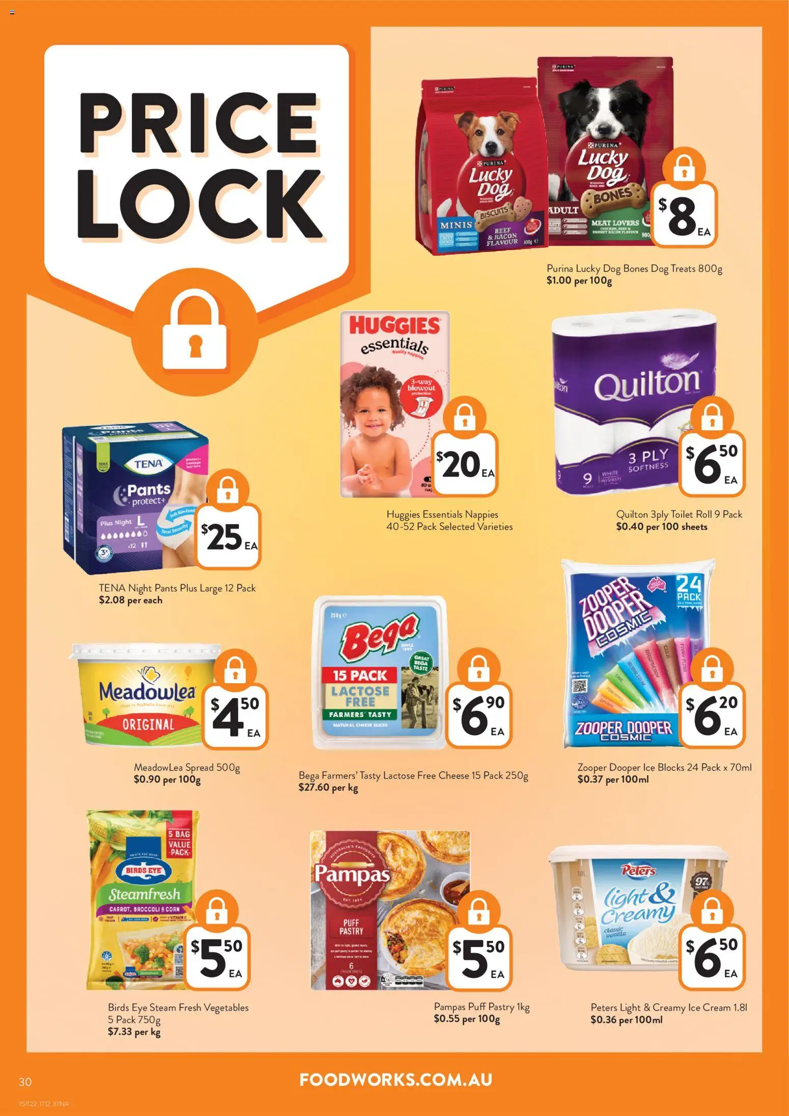 Foodworks catalogue - valid from 17.12.2025 | Page: 30 | Products: Cream, Pants, Raspberry, Bag