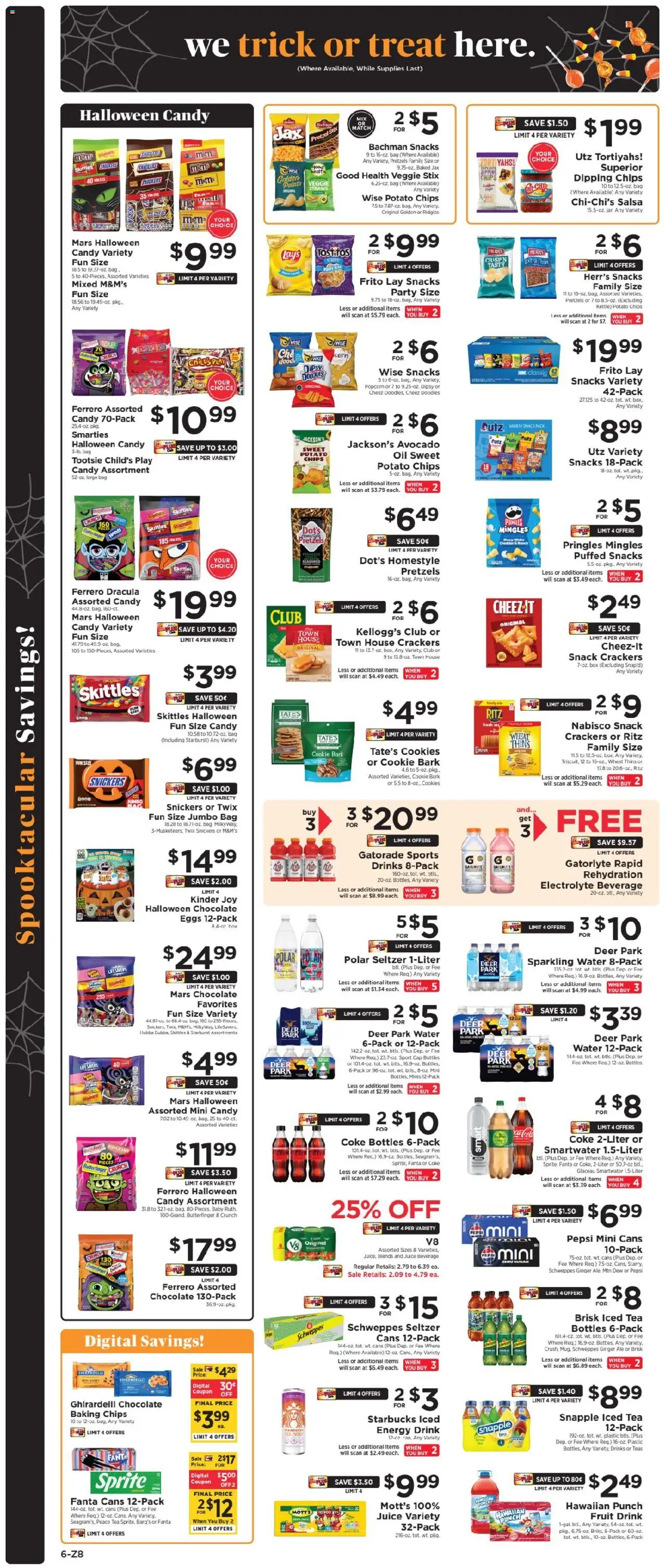 ShopRite Weekly Ad - valid from 17.10.2025 | Page: 6 | Products: Ginger, Chocolate, Chips, Avocado