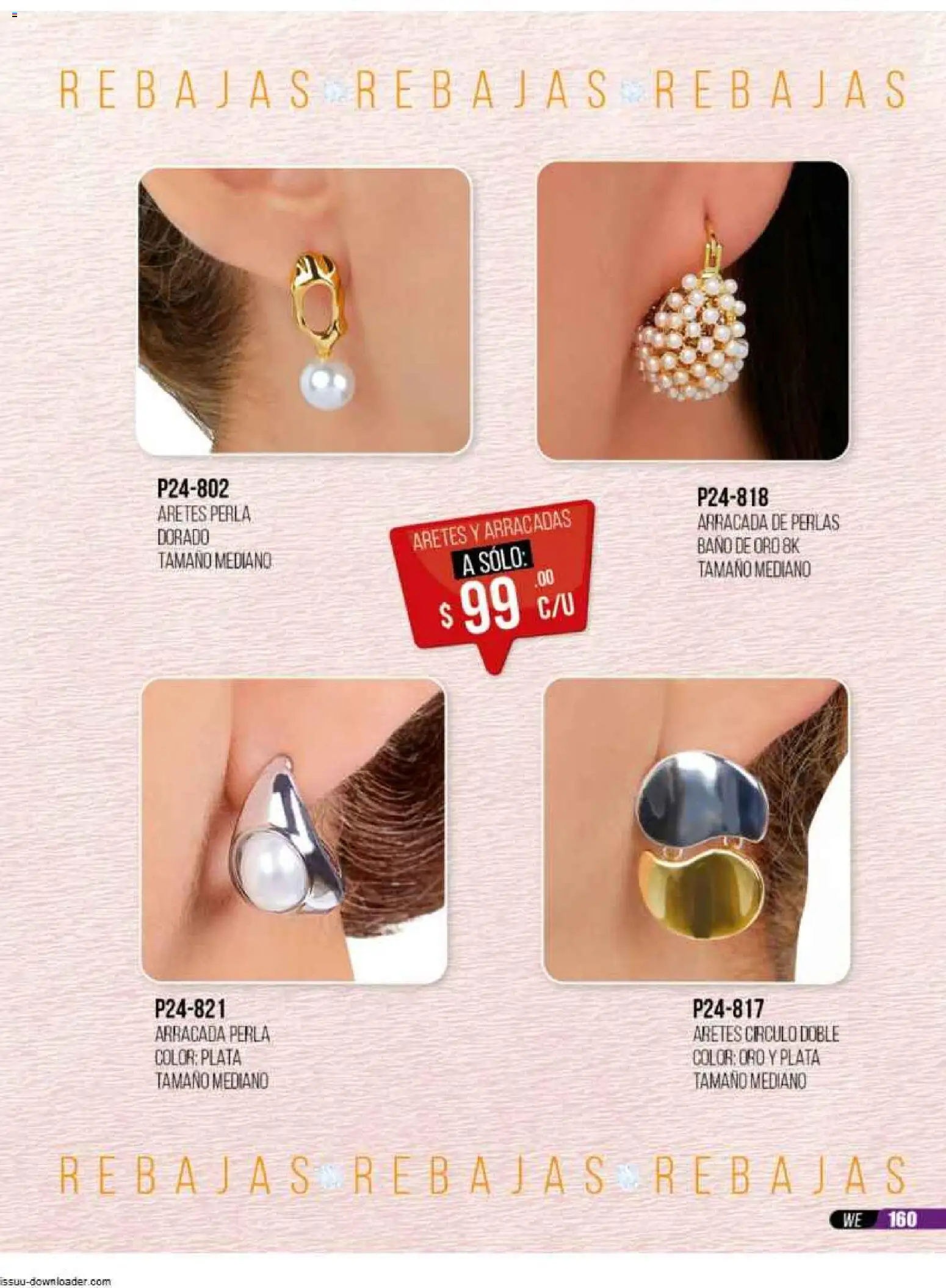 Nuevas ofertas de Cklass válidas en toda la República Mexicana desde el 31.10.2025. ¡Encuentra las mejores ofertas en Cklass catálogo Super Rebajas Ropa! | Página: 163 | Productos: Aretes