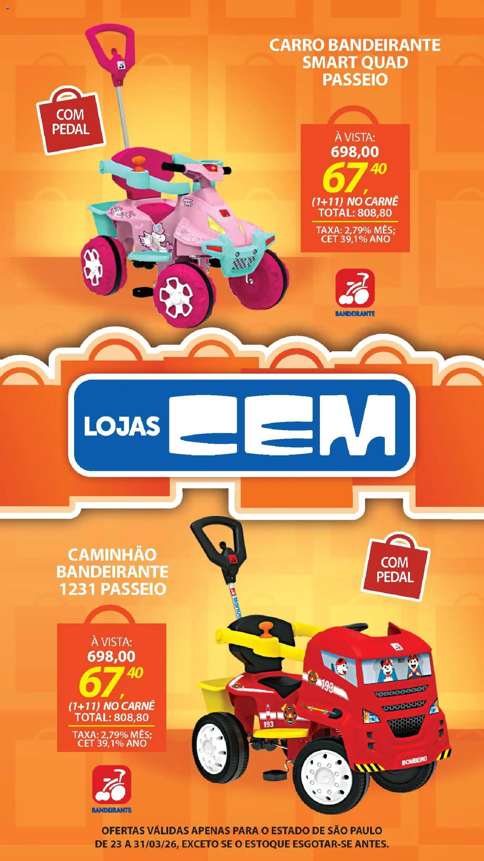 Lojas Cem Folheto - válido de 23.03.2026 | Página: 111