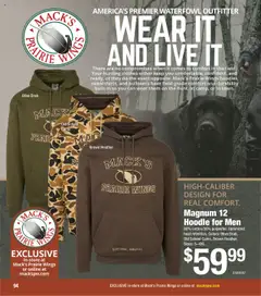 Preview of Cabela's weekly ads valid from 01.10.2025 | Page: 94 | Products: Clothes, Hoodie, Waterfowl