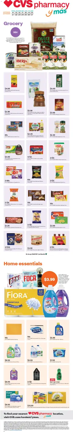 Preview of CVS Pharmacy weekly ads valid from 14.09.2025