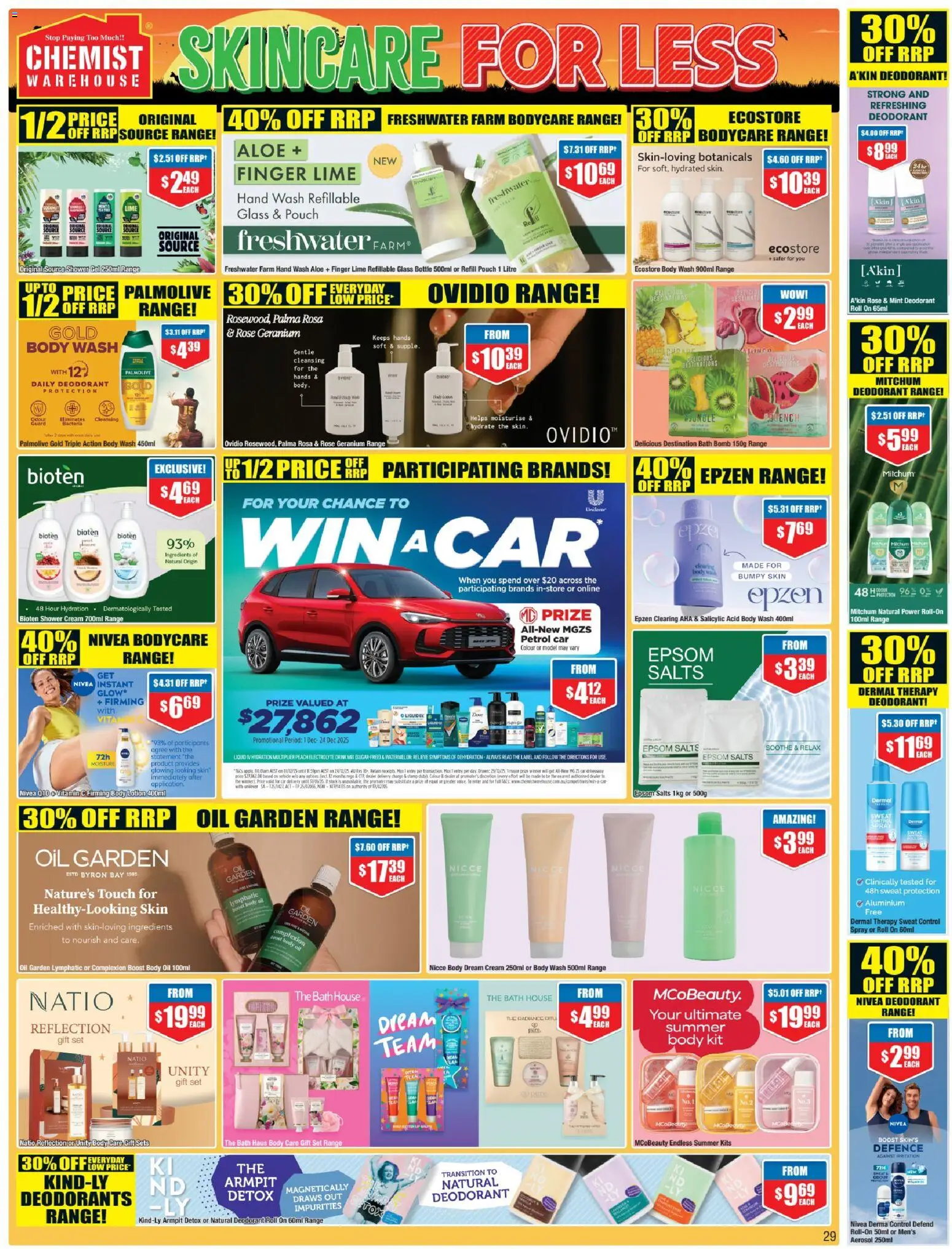Chemist Warehouse catalogue - valid from 01.12.2025 | Page: 29 | Products: Bath, Oil, Lime, Vitamin