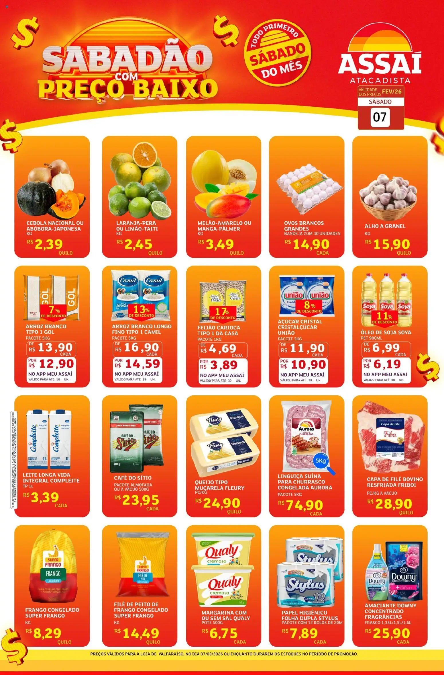 Assaí Atacadista Folheto - válido de 07.02.2026 | Página: 1