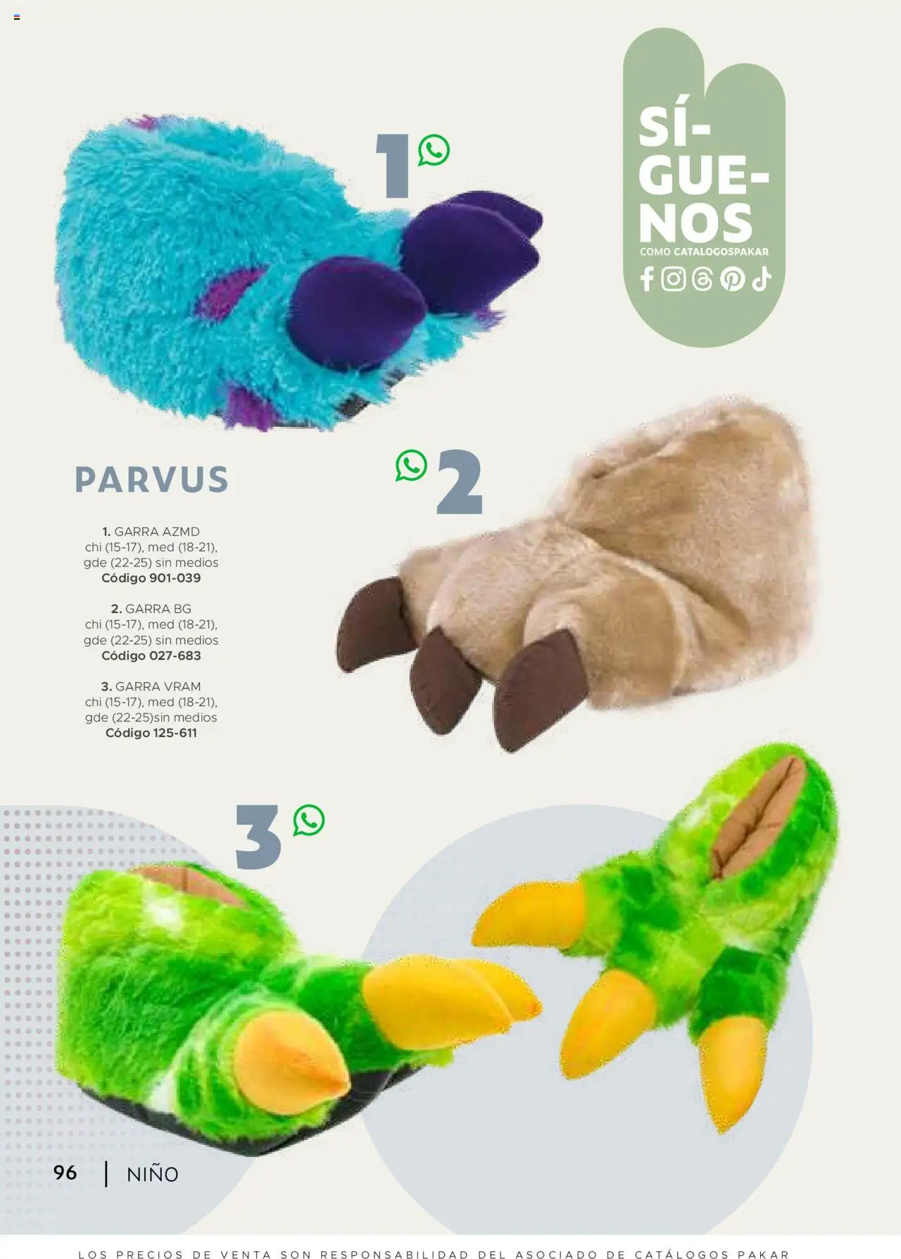 Nuevas ofertas de SC Pakar válidas en toda la República Mexicana desde el 24.07.2025. ¡Encuentra las mejores ofertas en SC Pakar - Catálogo Nino otoño / invierno! | Página: 96