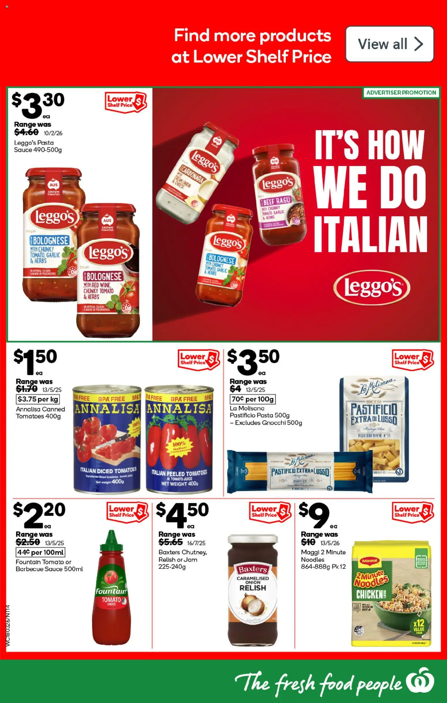 Woolworths catalogue - valid from 18.03.2026 | Page: 14 | Products: Shelf, Cream, Sauce, Weight