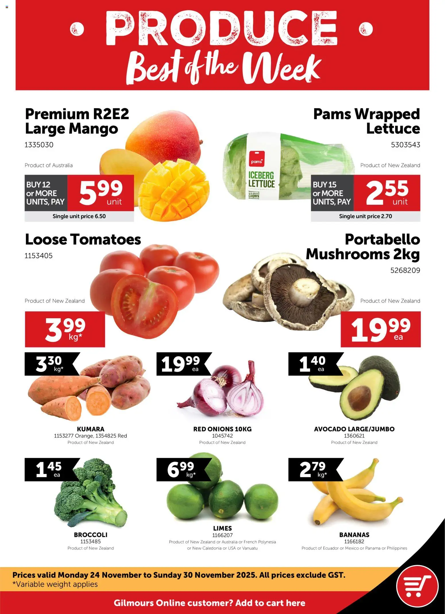 Gilmours catalogue from 24.11.2025 | Page: 1