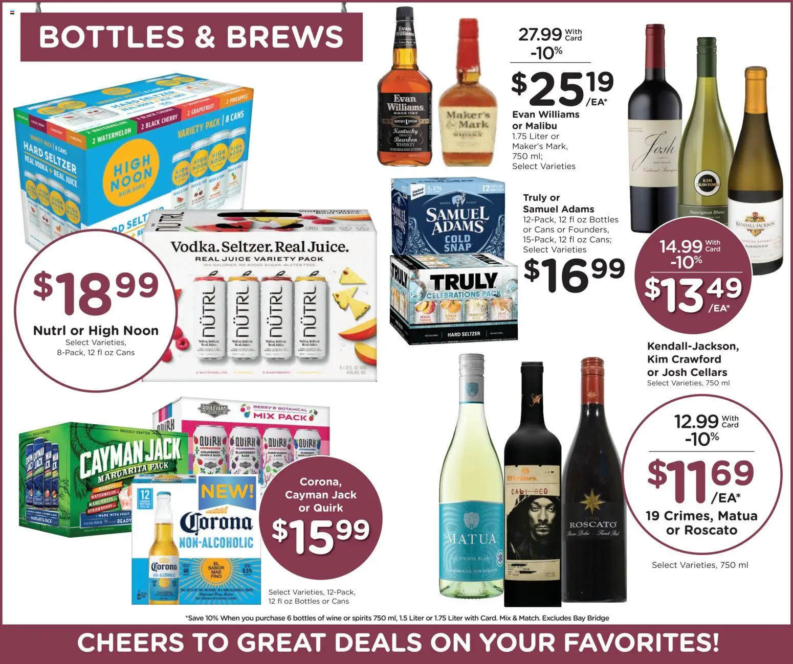 Baker's Weekly Ad - NE - valid from 07.01.2026 | Page: 12 | Products: Juice, Bourbon, Grapefruit, Lemon
