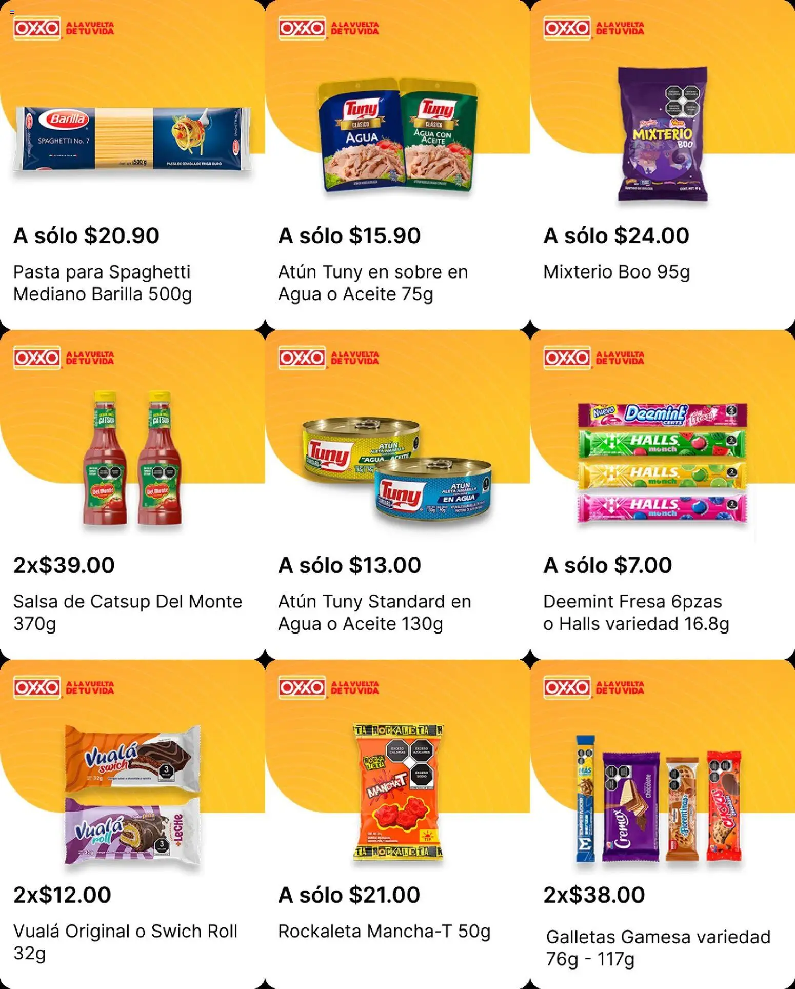 Nuevas ofertas de OXXO válidas en toda la República Mexicana desde el 04.12.2025. ¡Encuentra las mejores ofertas en OXXO - Oxxo Promotions! | Página: 6 | Productos: Fresa, Chocolate, Pasta, Galletas