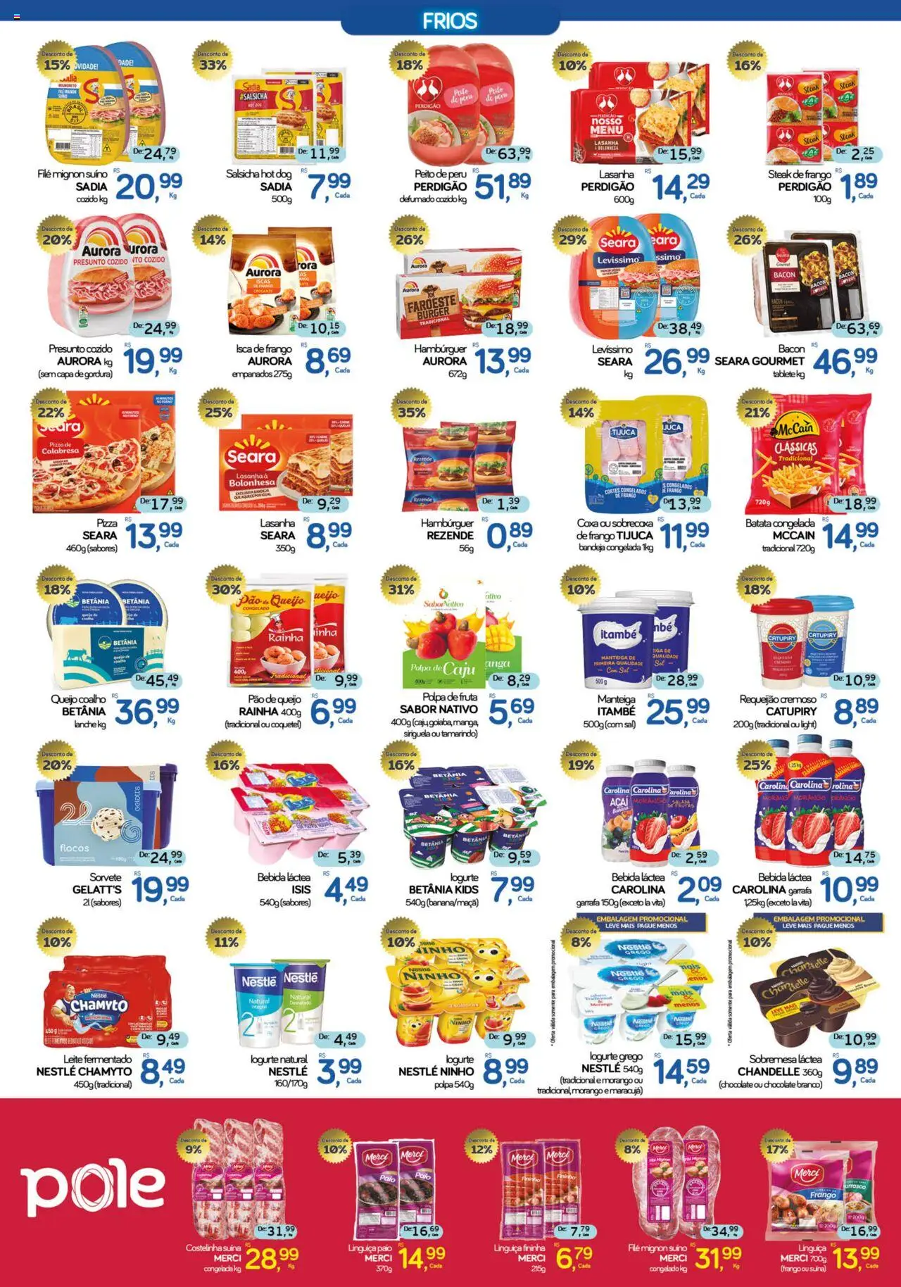 Cometa Supermercados Folheto - válido de 21.10.2025 | Página: 3 | Produtos: Queijo, Presunto, Peito de peru, Flocos