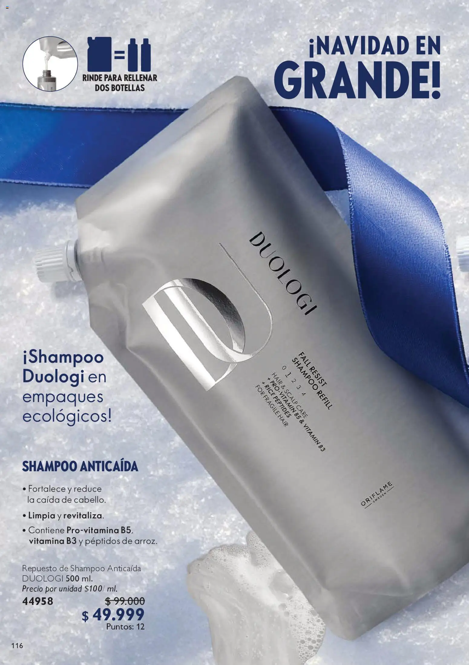Oriflame revista - valida desde el 06.12.2025 | Página: 116 | Productos: Shampoo