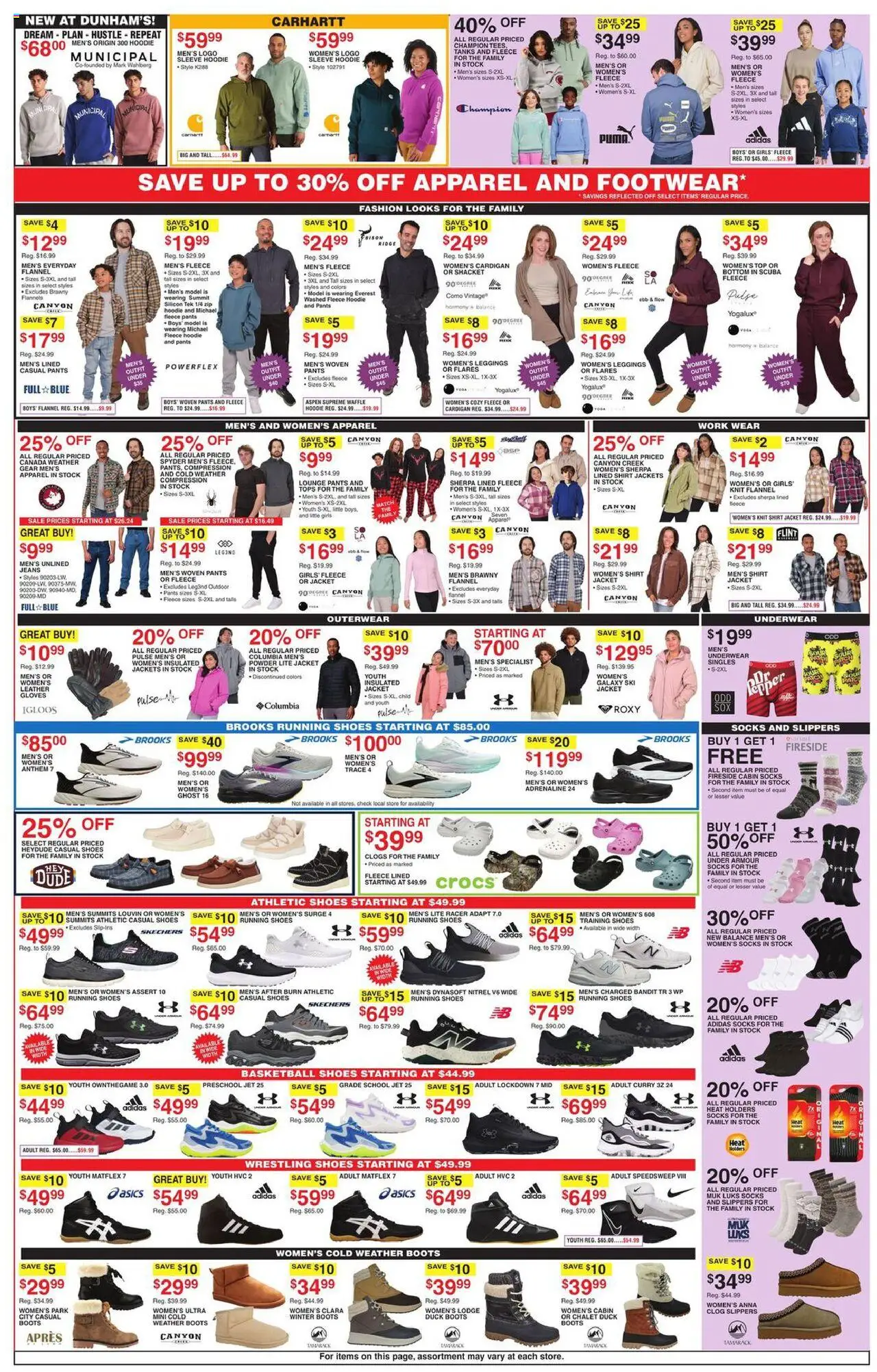 Dunham's Sports Weekly Ad - valid from 11.10.2025 | Page: 3 | Products: Shirt, Socks, Leggings, Boots