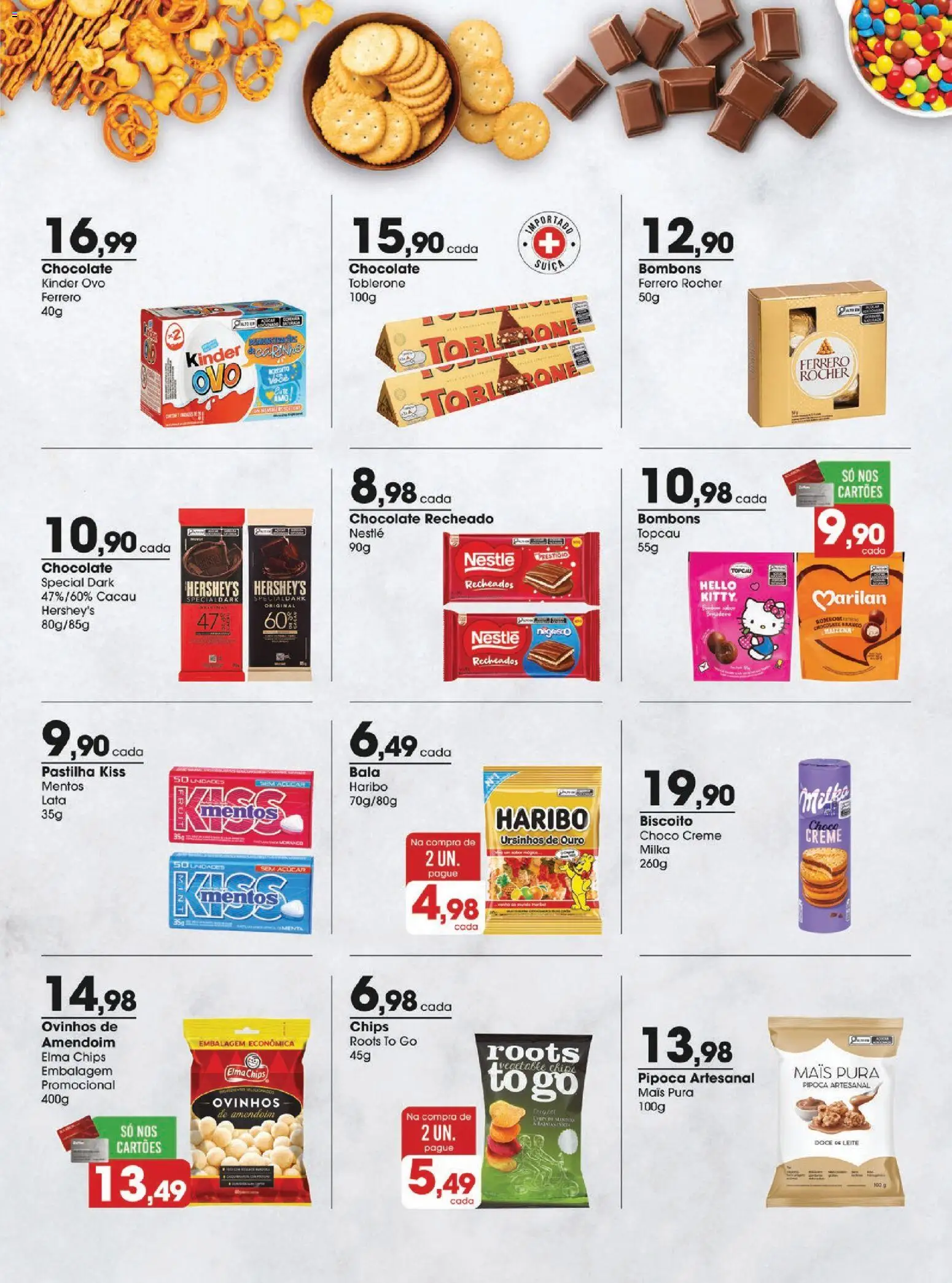 Zaffari Folheto - válido de 03.02.2026 | Página: 7 | Produtos: Biscoito, Ferrero Rocher, Açúcar, Kinder ovo