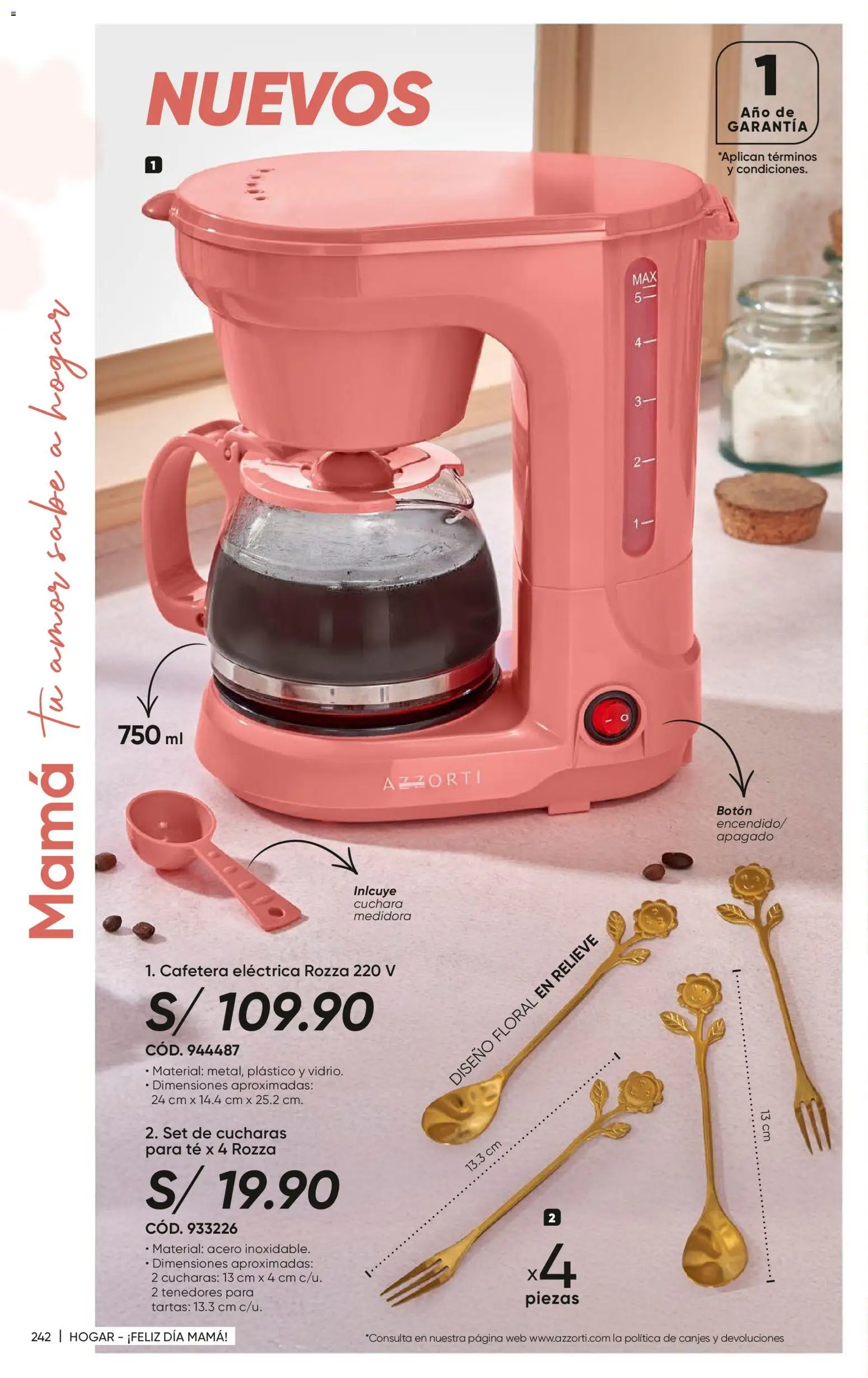 Catálogo Azzorti válido desde 14.04.2026 | Página: 246 | Productos: Té, Cafetera