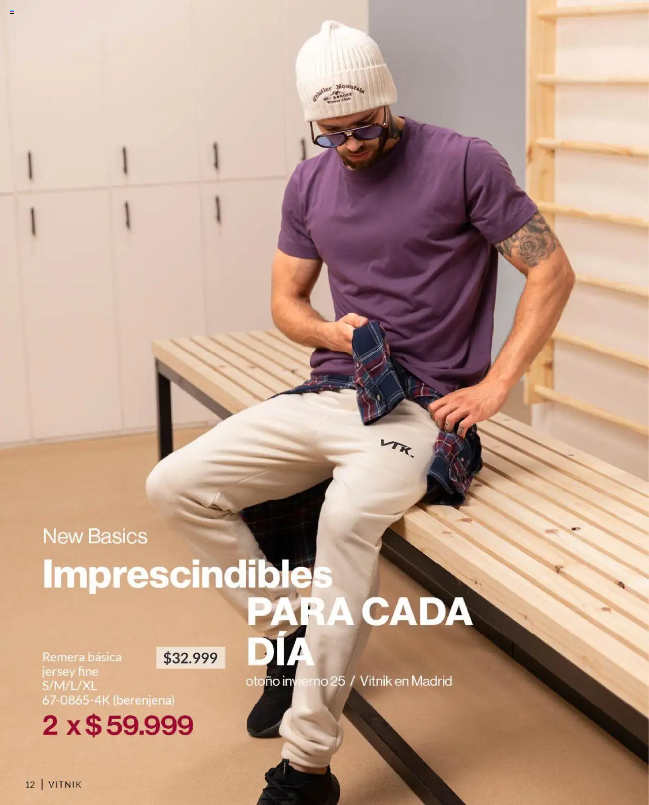 Vitnik catálogo Hombre │ válido desde el 08.08.2025 | Página: 12 | Productos: Remera, Berenjena