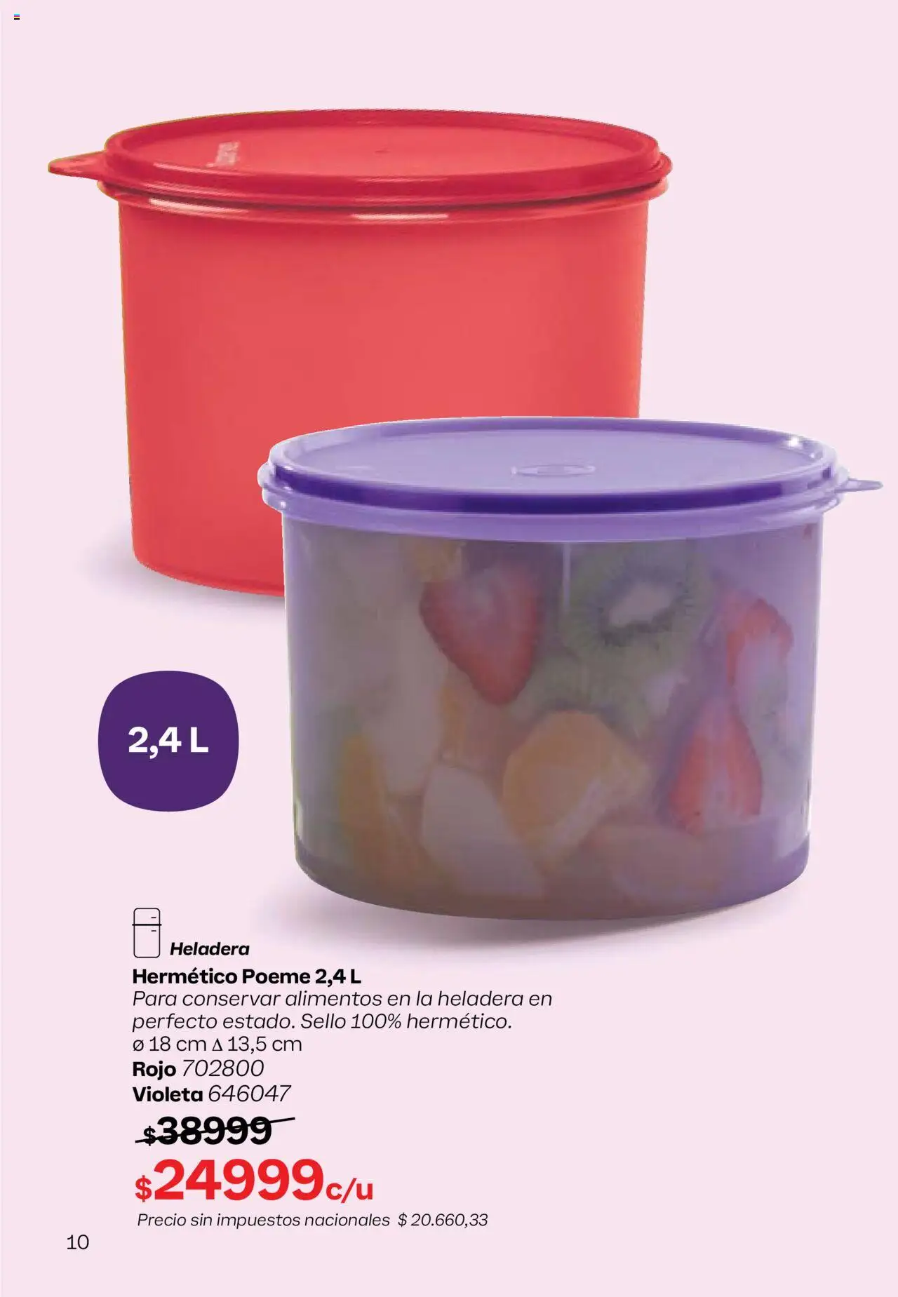 Tupperware - Campaña 17/2025 │ válido desde el 13.10.2025 | Página: 11 | Productos: Heladera