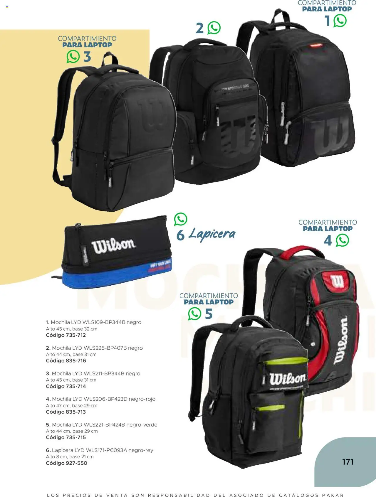 Nuevas ofertas de SC Pakar válidas en toda la República Mexicana desde el 24.07.2025. ¡Encuentra las mejores ofertas en SC Pakar Catálogo Ropa y Accesorios! | Página: 171 | Productos: Mochila