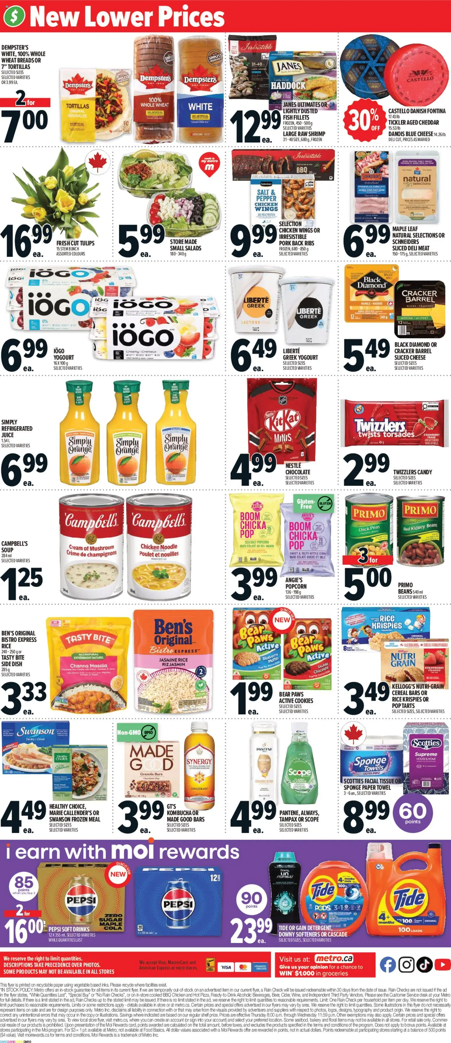 Metro flyer valid from 22.01.2026 | Page: 18 | Products: Cream, Cookies, Chicken, Pork