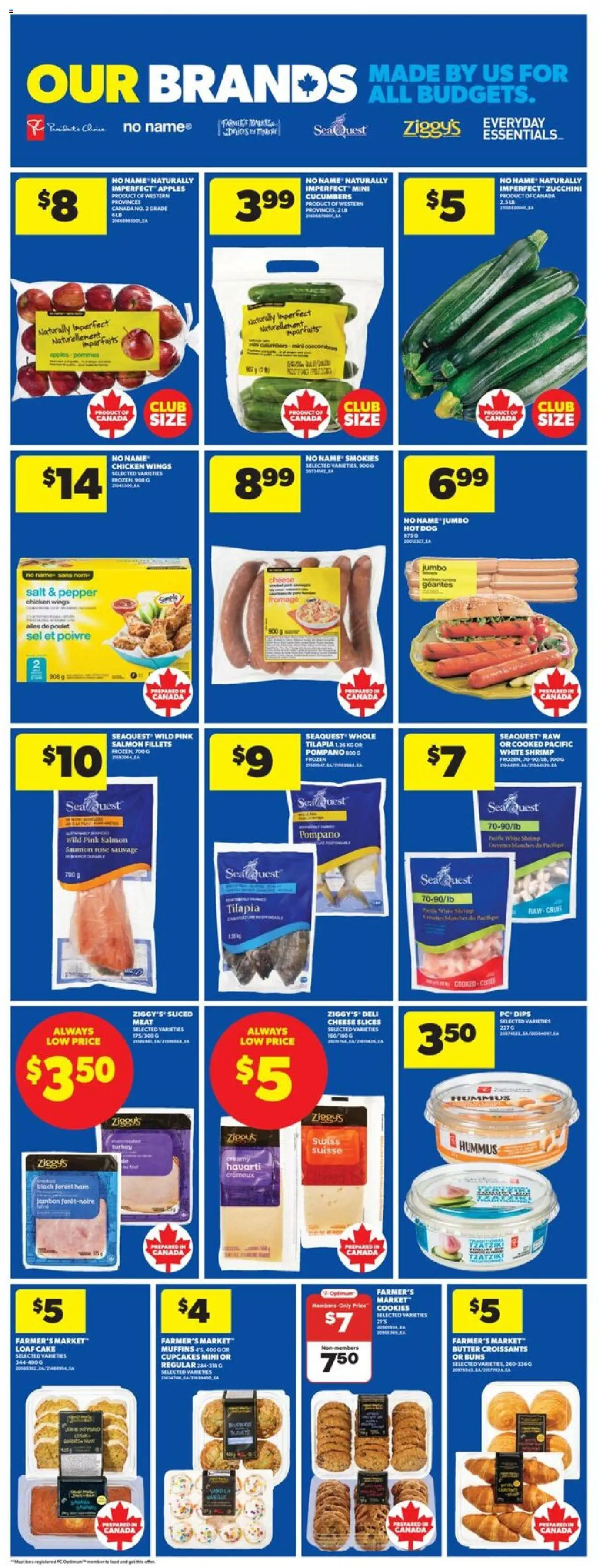Real Canadian Superstore flyer valid from 18.09.2025 | Page: 22 | Products: Cookies, Cucumbers, Butter, Cheese