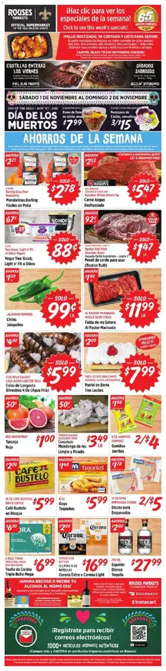 Preview of Rouses weekly ads valid from 29.10.2025 | Page: 1