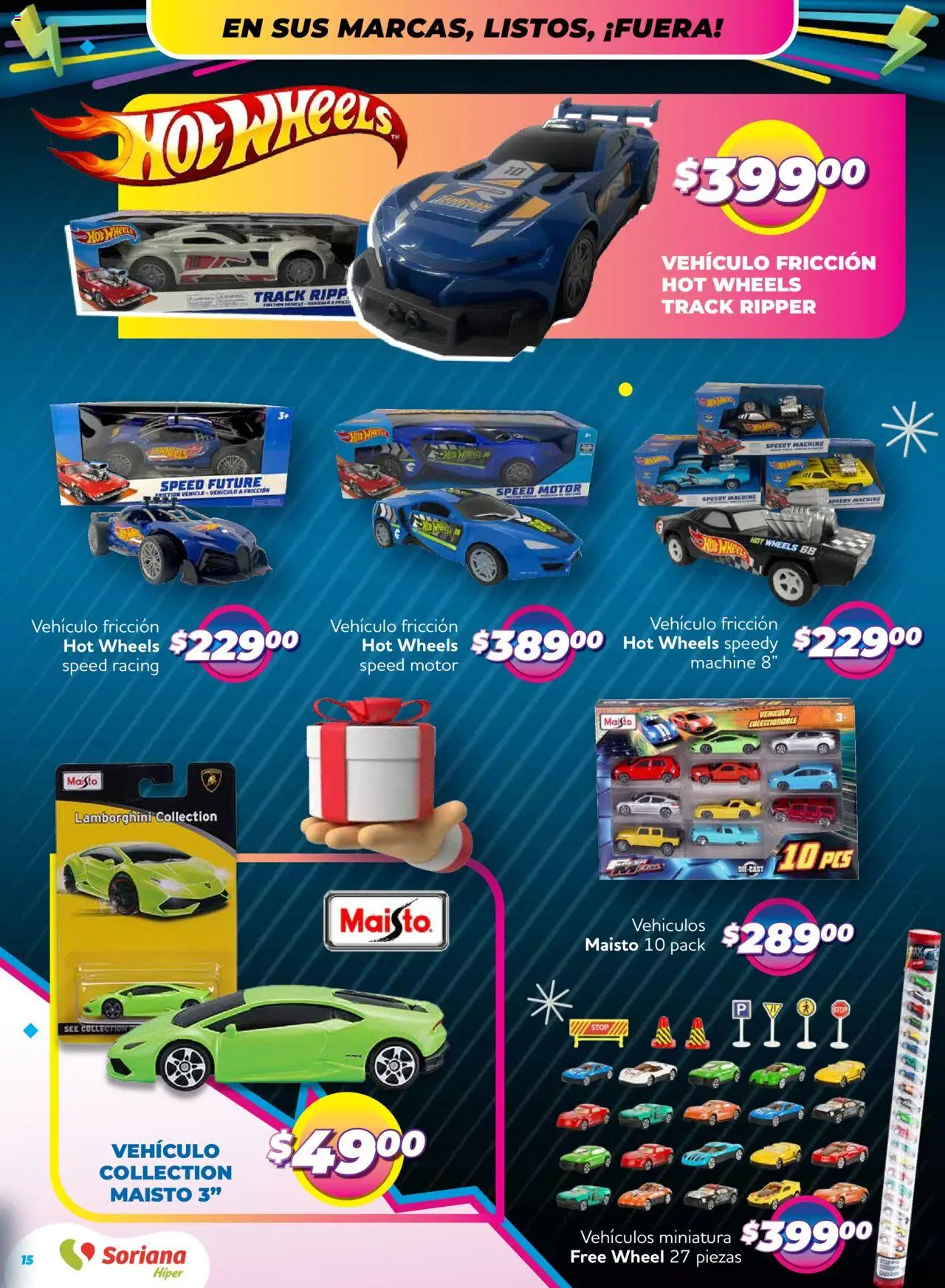 Nuevas ofertas de Soriana válidas en toda la República Mexicana desde el 09.10.2025. ¡Encuentra las mejores ofertas en Soriana - Reino de los Juguetes Súper Nacional! | Página: 15