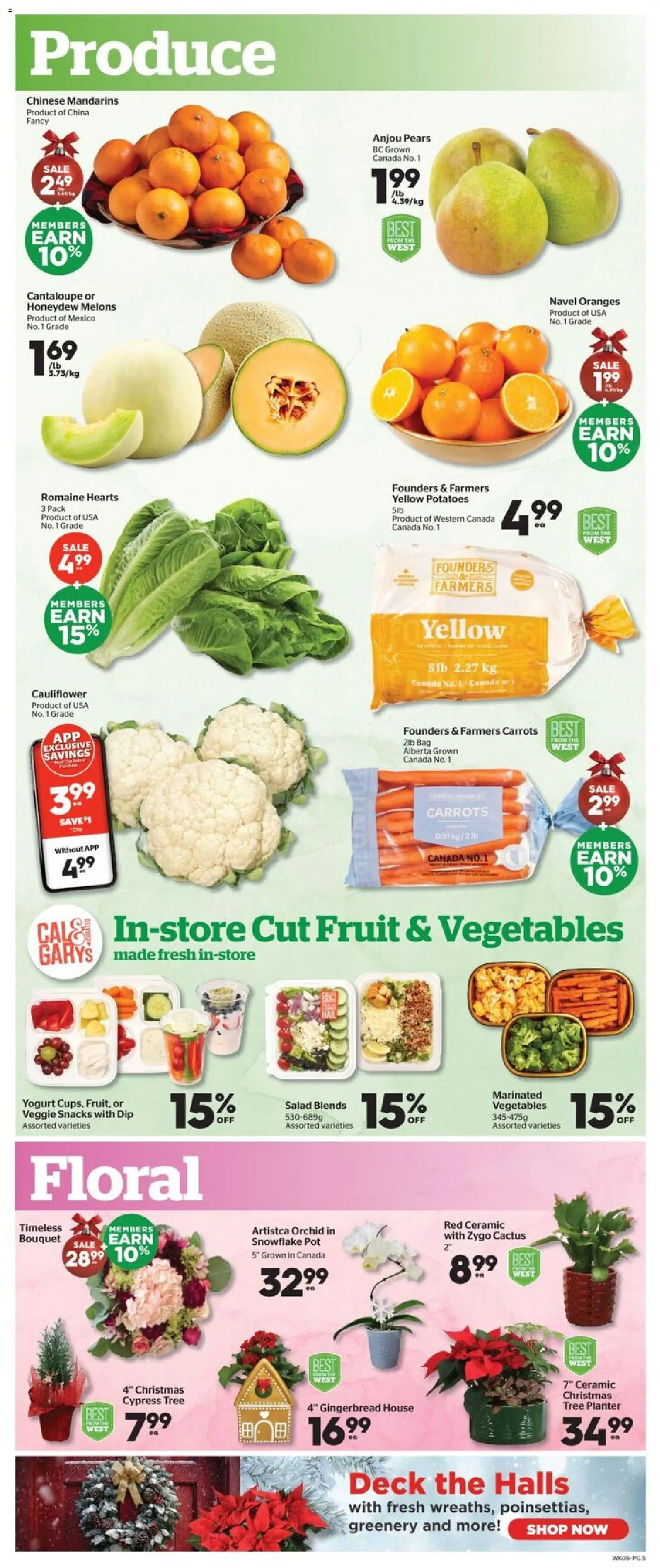 Calgary Co-op flyer valid from 04.12.2025 | Page: 6 | Products: Salad, Potatoes, Bag, Yogurt