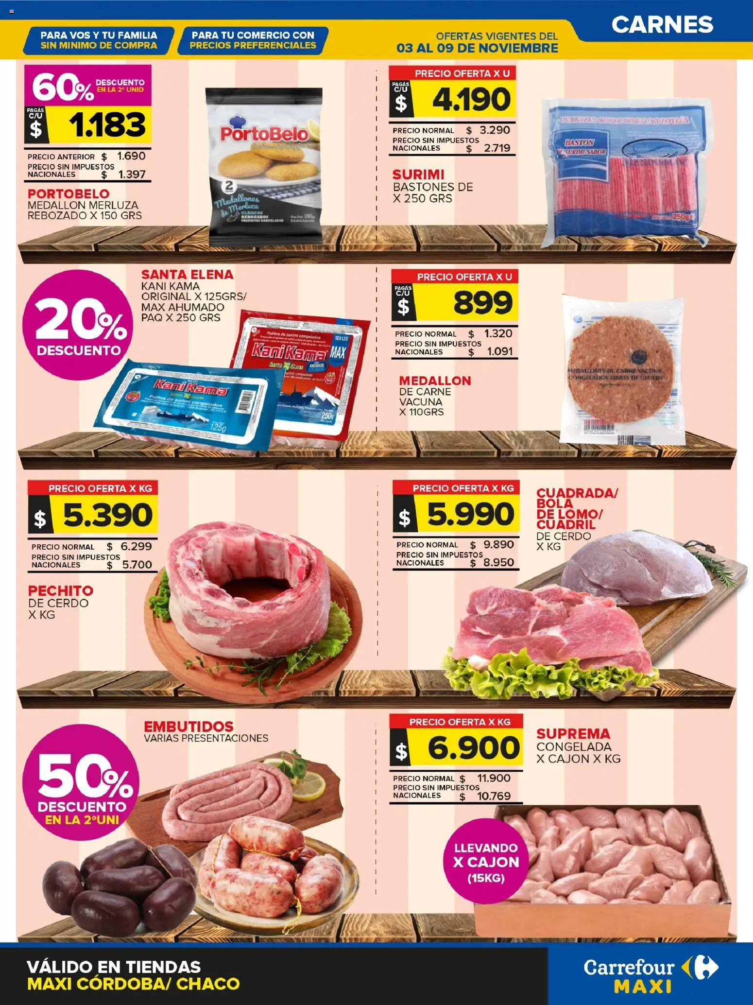 Carrefour ofertas - Cordoba │ válido desde el 03.11.2025 | Página: 2 | Productos: Cerdo