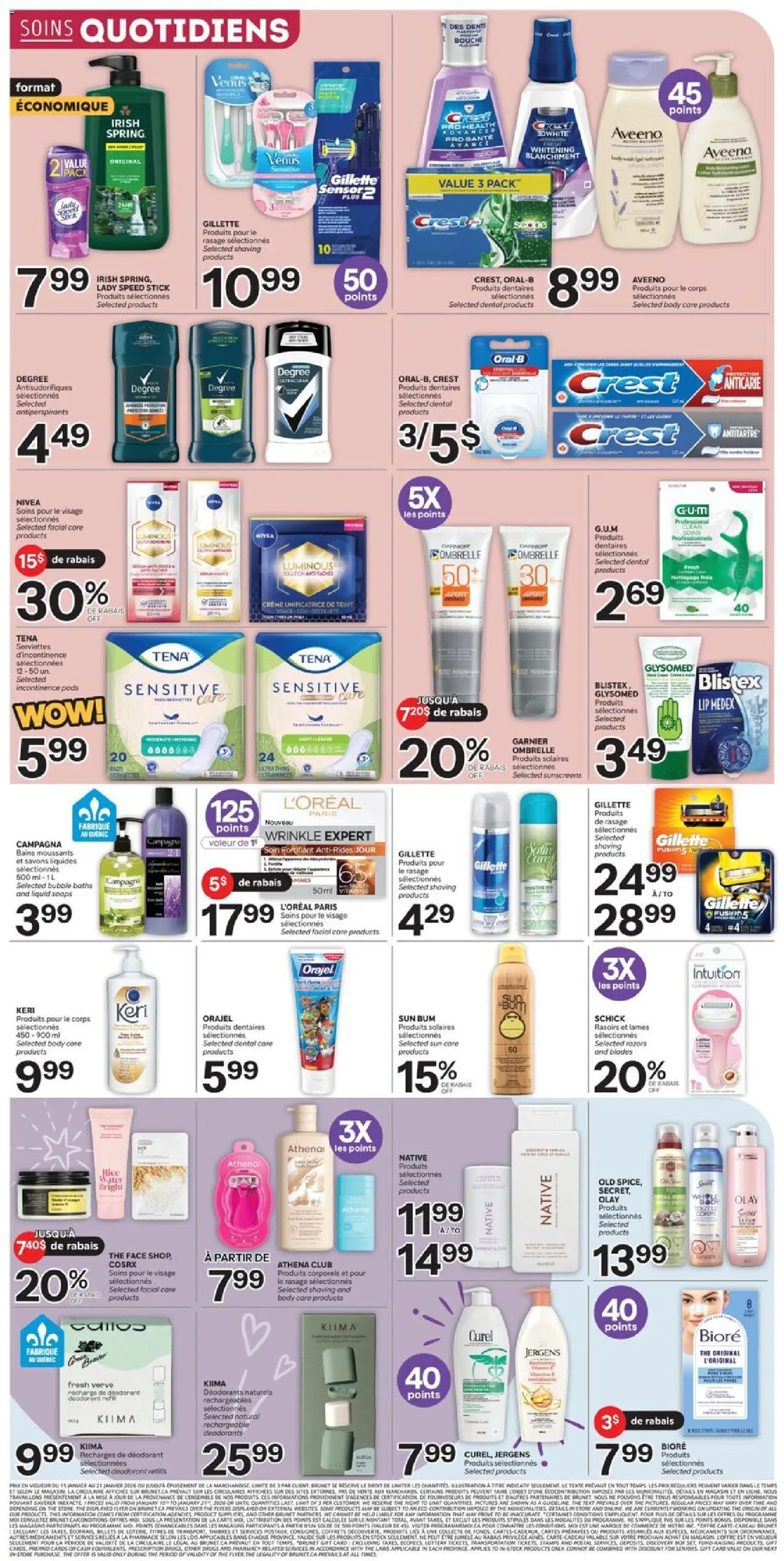 Brunet flyer valid from 15.01.2026 | Page: 6 | Products: Rice, Deodorant, Box