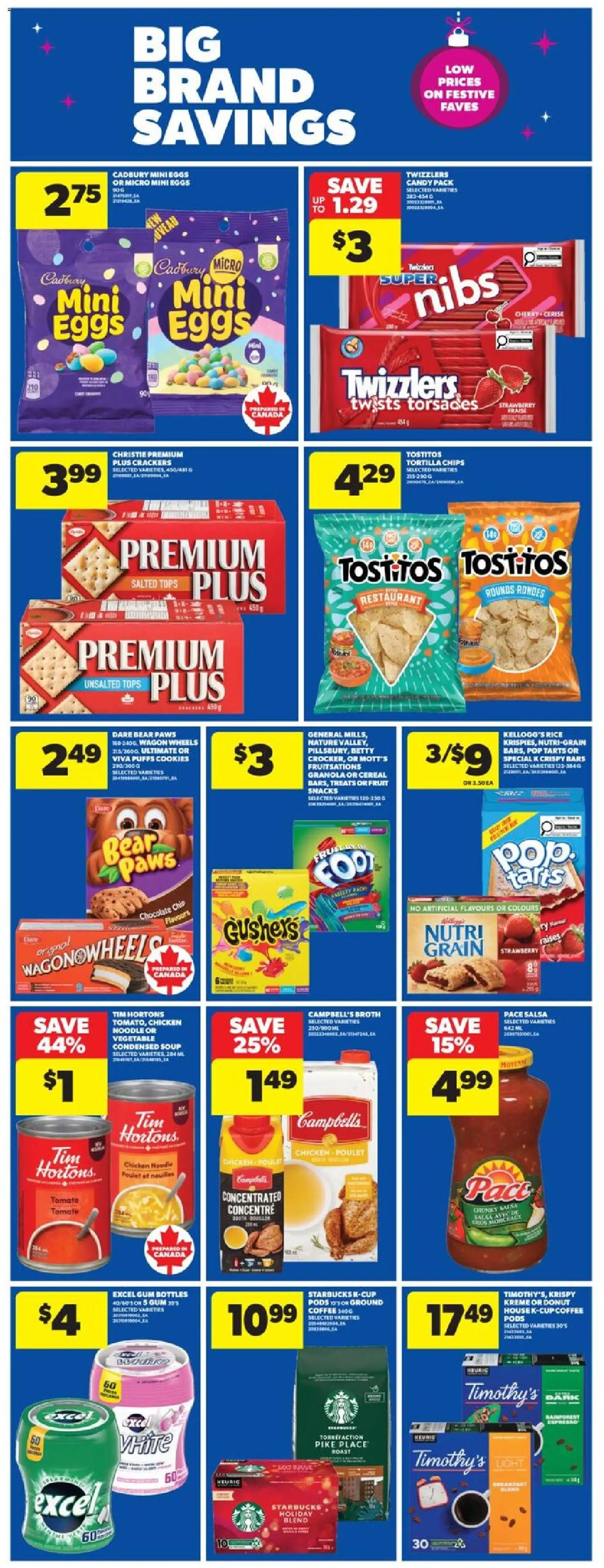 Real Canadian Superstore flyer valid from 27.11.2025 | Page: 21 | Products: Rice, Chips, Cookies, Eggs