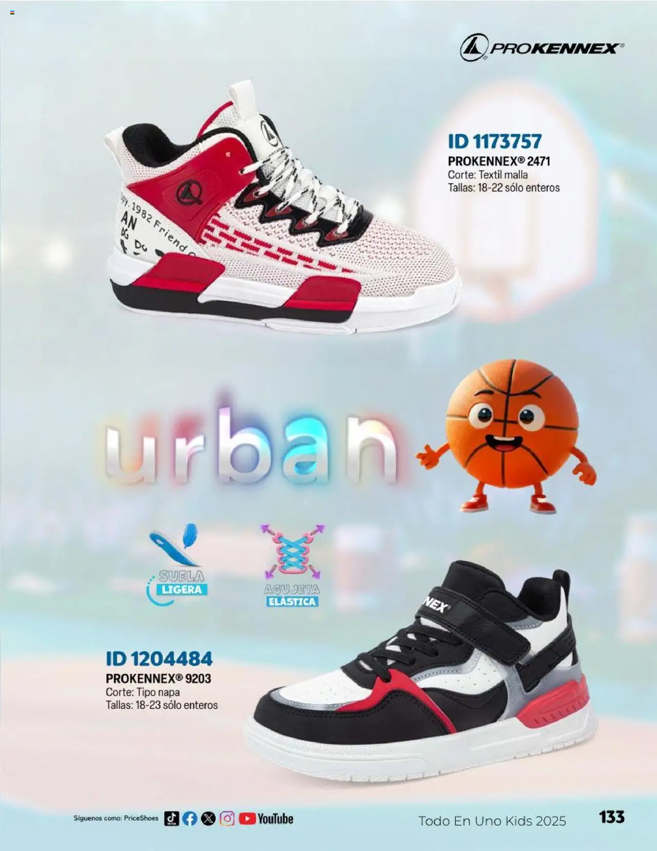 Nuevas ofertas de Price Shoes válidas en toda la República Mexicana desde el 23.04.2025. ¡Encuentra las mejores ofertas en Price Shoes catálogo Kids! | Página: 133 | Productos: Malla