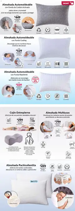 Vista previa de Colchas Concord catálogo, nuevo folleto de la tienda, válido en México a partir del 01.02.2026 | Página: 98 | Productos: Espuma, Funda, Repelente, Almohada