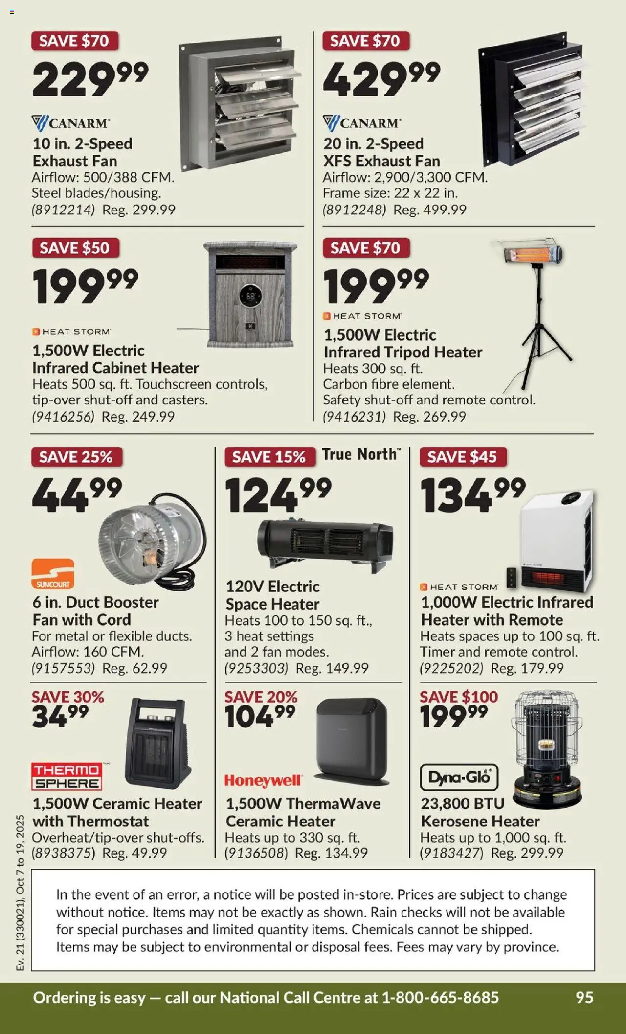 Princess Auto flyer valid from 07.10.2025 | Page: 101 | Products: Fan, Cabinet