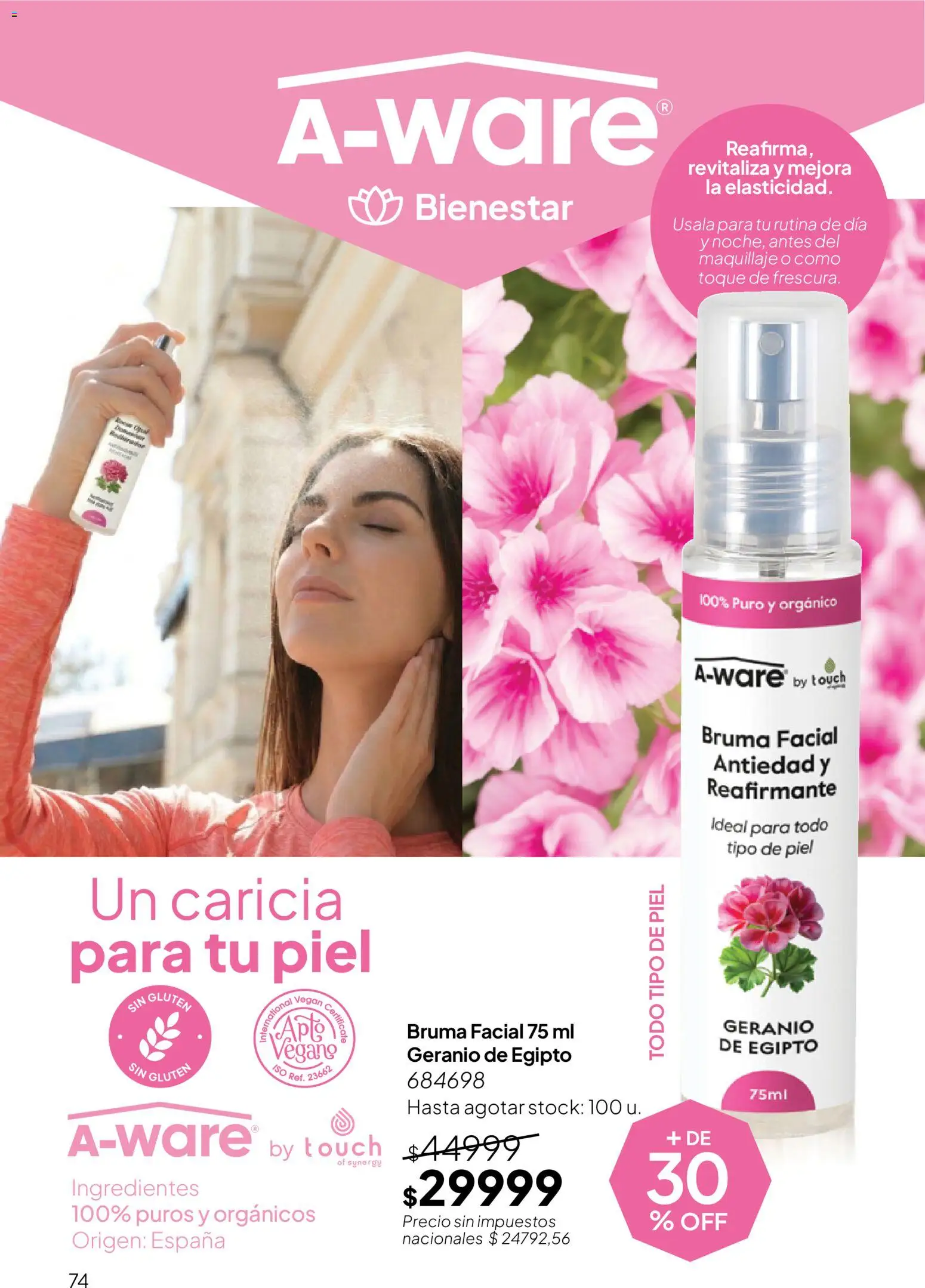 Tupperware Folleto │ válido desde el 28.04.2026 | Página: 75 | Productos: Maquillaje, Bruma