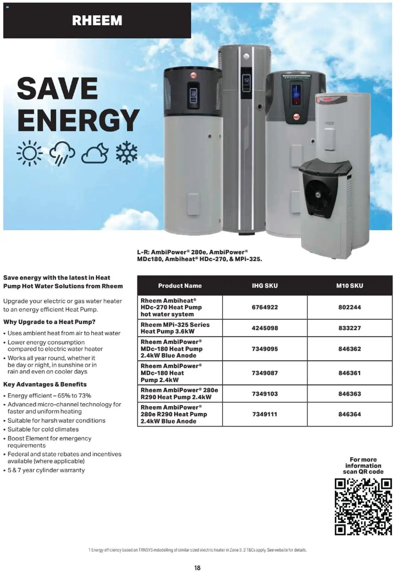Mitre 10 catalogue - valid from 27.06.2025 | Page: 18 | Products: Heater, Water, Uniform, Water heater