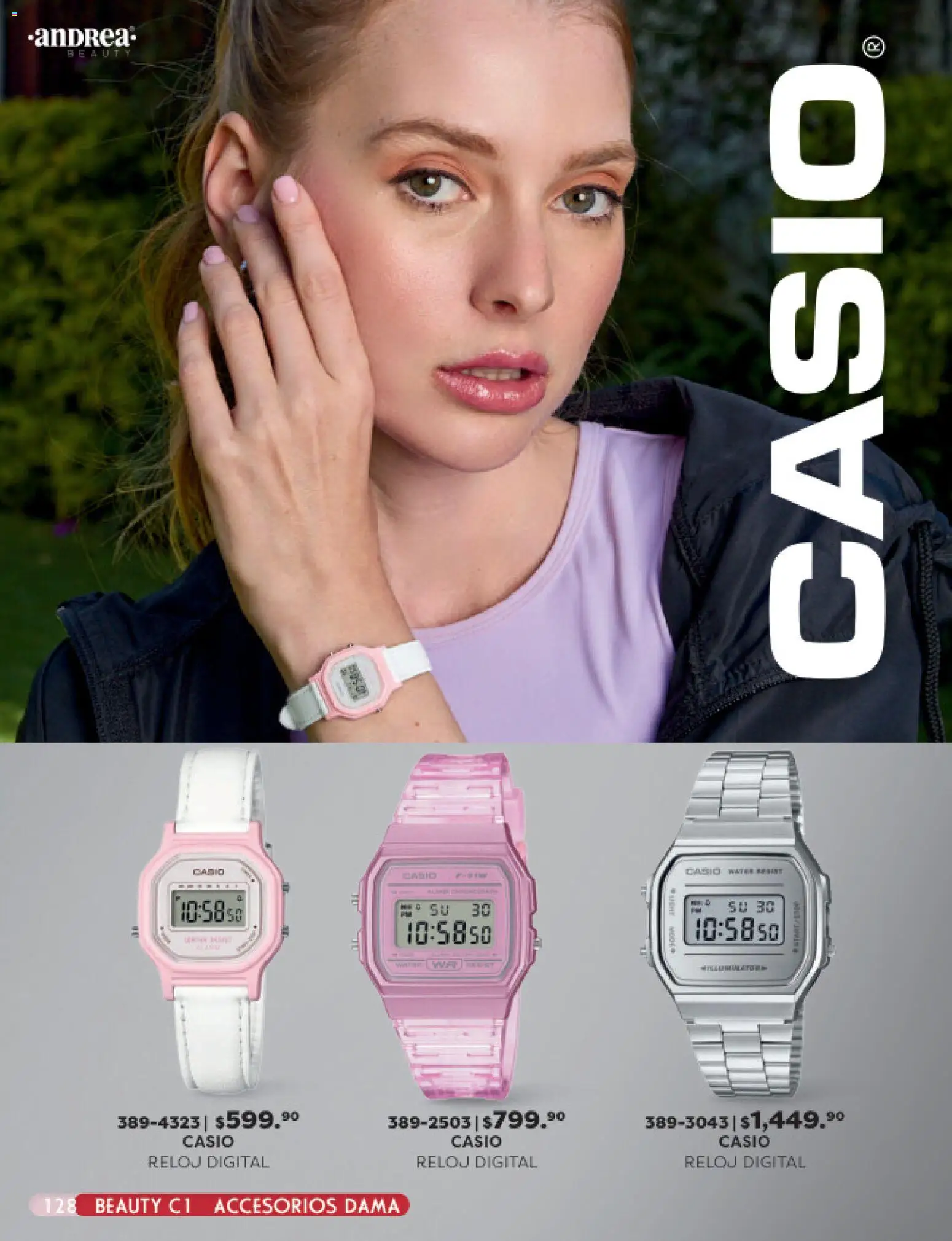 Nuevas ofertas de Andrea válidas en toda la República Mexicana desde el 25.01.2026. ¡Encuentra las mejores ofertas en Andrea catálogo Beauty! | Página: 128 | Productos: Reloj