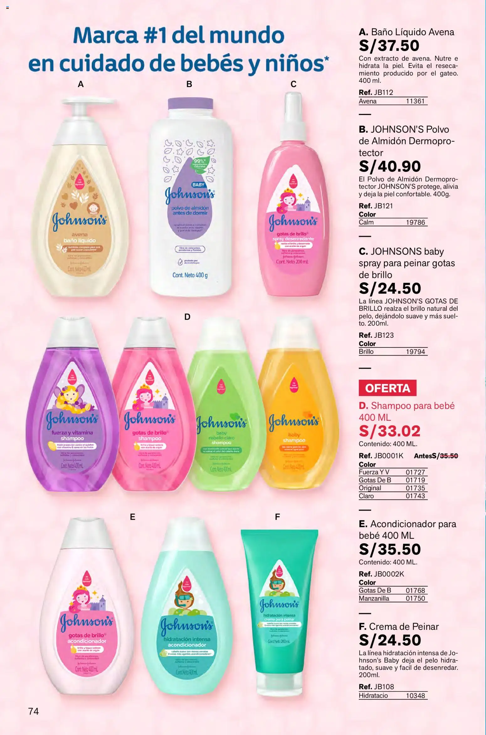 Catálogo Leonisa válido desde 16.01.2026 | Página: 74 | Productos: Acondicionador, Baño, Crema, Avena