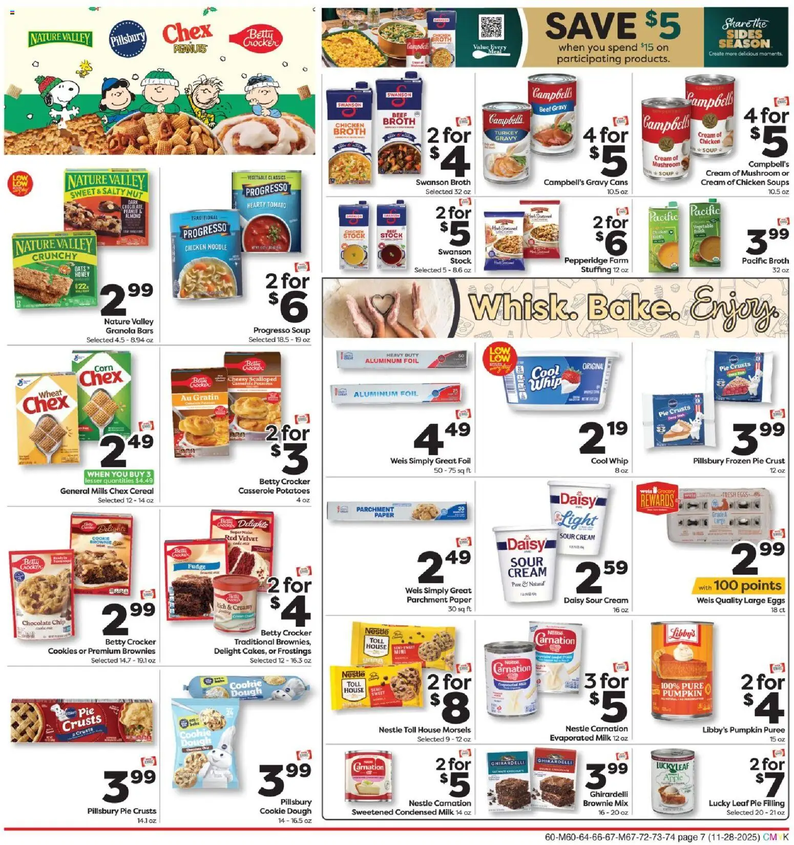 Weis Monthly Ad - valid from 28.11.2025 | Page: 10 | Products: Milk, Beef, Cream, Cookies