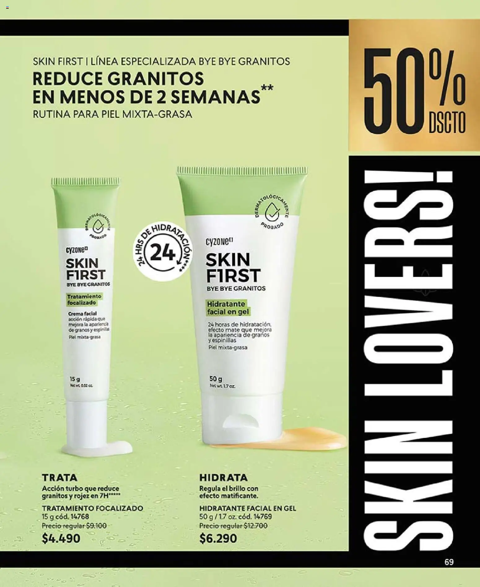 Catálogo CyZone Campaña 18 │ válido desde el 01.12.2025 | Página: 69 | Productos: Brillo, Mate, Crema