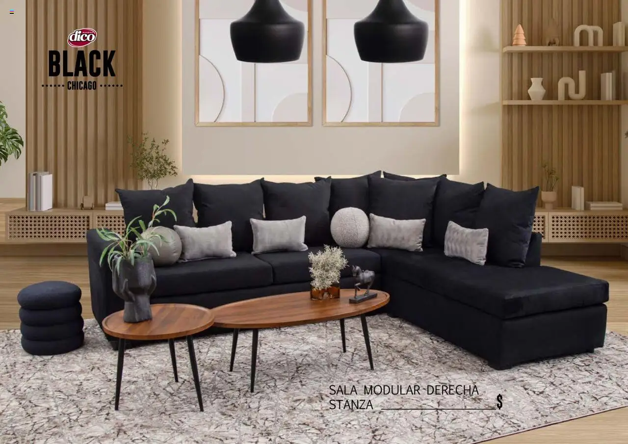 Nuevas ofertas de Muebles Dico válidas en toda la República Mexicana desde el 25.09.2025. ¡Encuentra las mejores ofertas en Muebles Dico - Catálogo Black Chicago! | Página: 3 | Productos: Modular