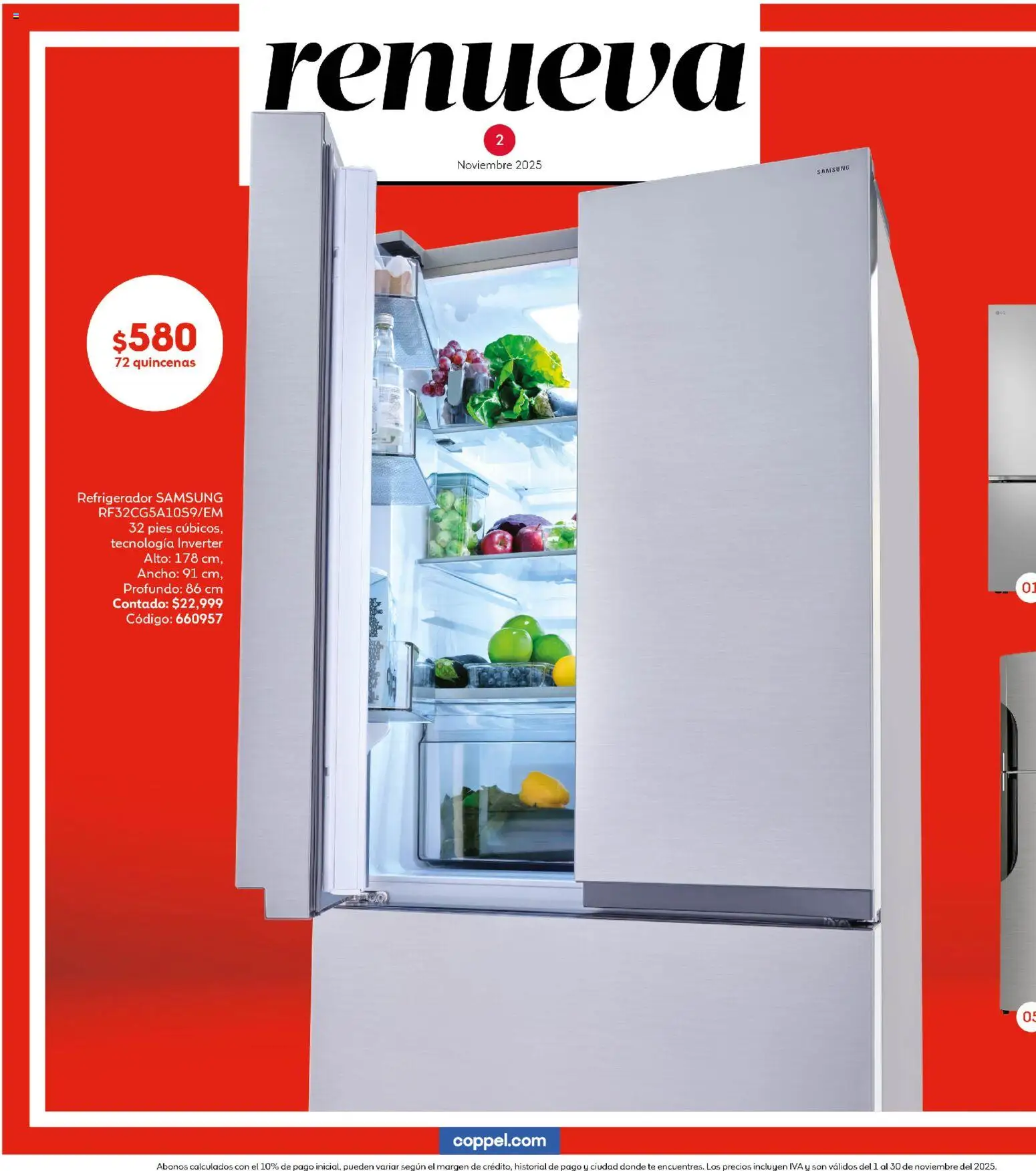 Nuevas ofertas de Coppel válidas en toda la República Mexicana desde el 01.11.2025. ¡Encuentra las mejores ofertas en Coppel Buen Fin! | Página: 2 | Productos: Refrigerador