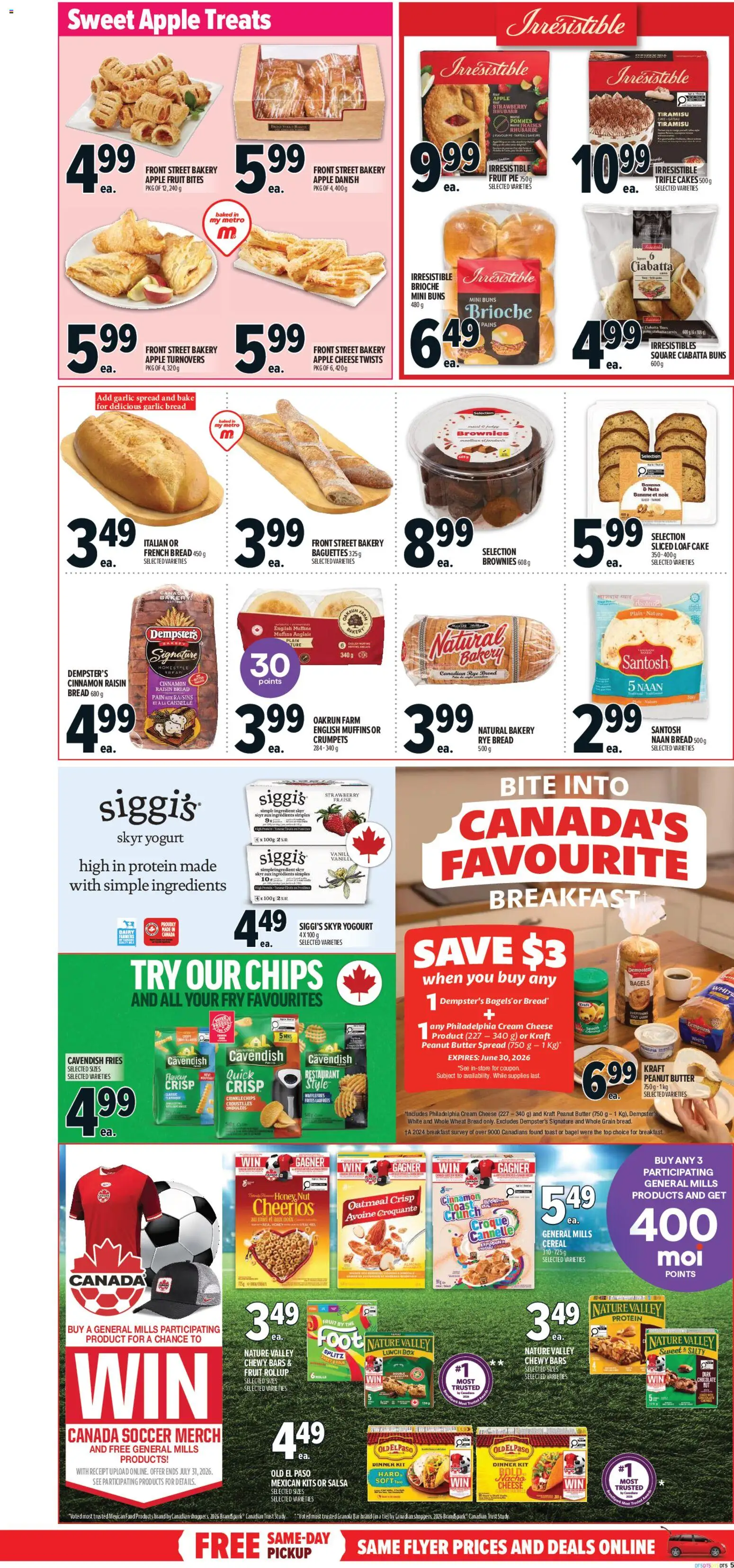 Metro flyer valid from 16.04.2026 | Page: 10 | Products: Chips, Nuts, Bakery, Yogurt