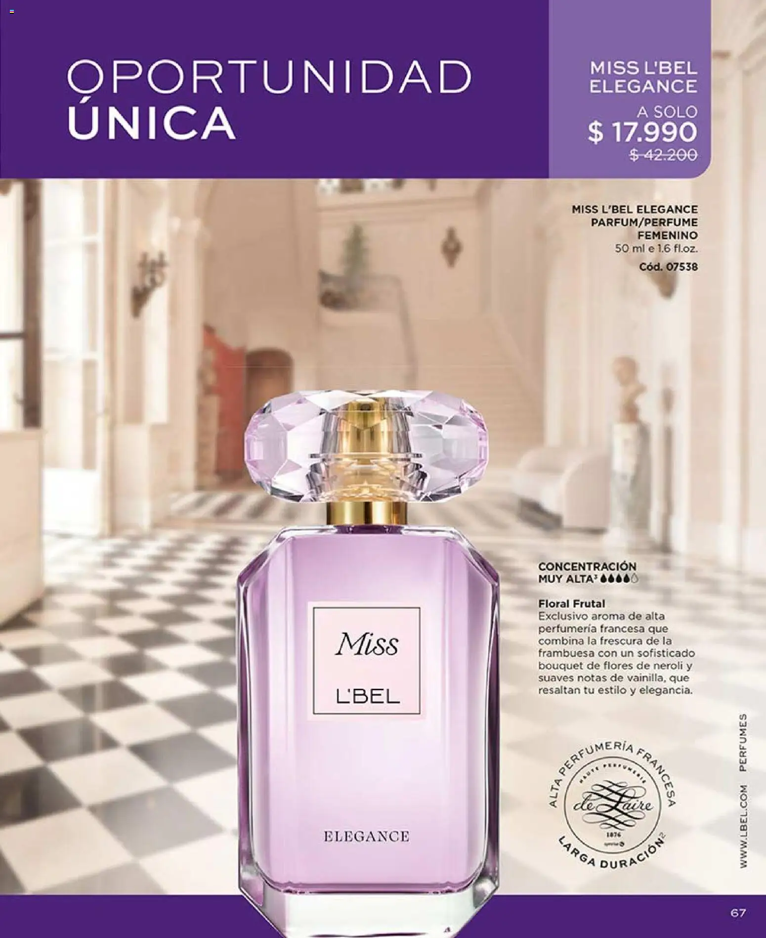 Catálogo L'Bel Campaña 5 │ válido desde el 01.03.2026 | Página: 67 | Productos: Perfume