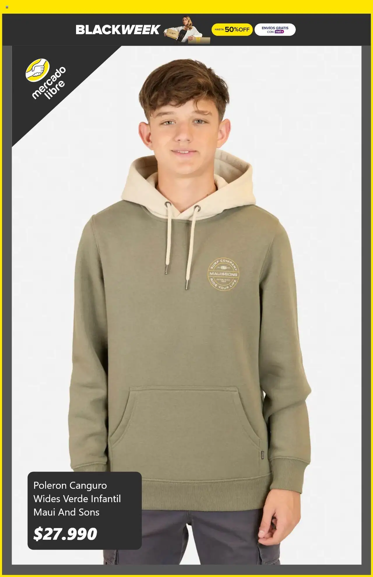 Mercado Libre ofertas  │ válido desde el 01.08.2025 | Página: 7 | Productos: Poleron